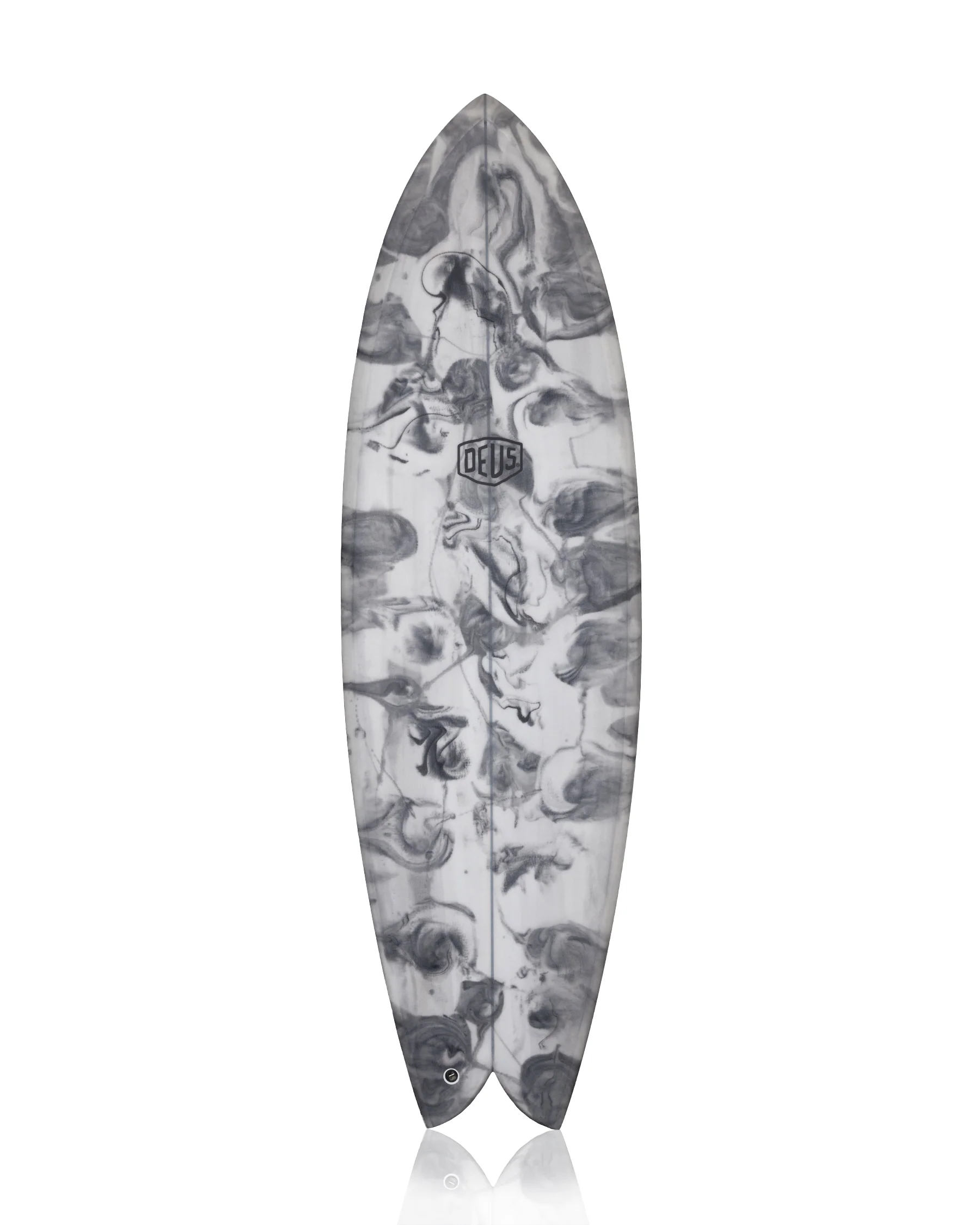 5'9 Quad BW Marble