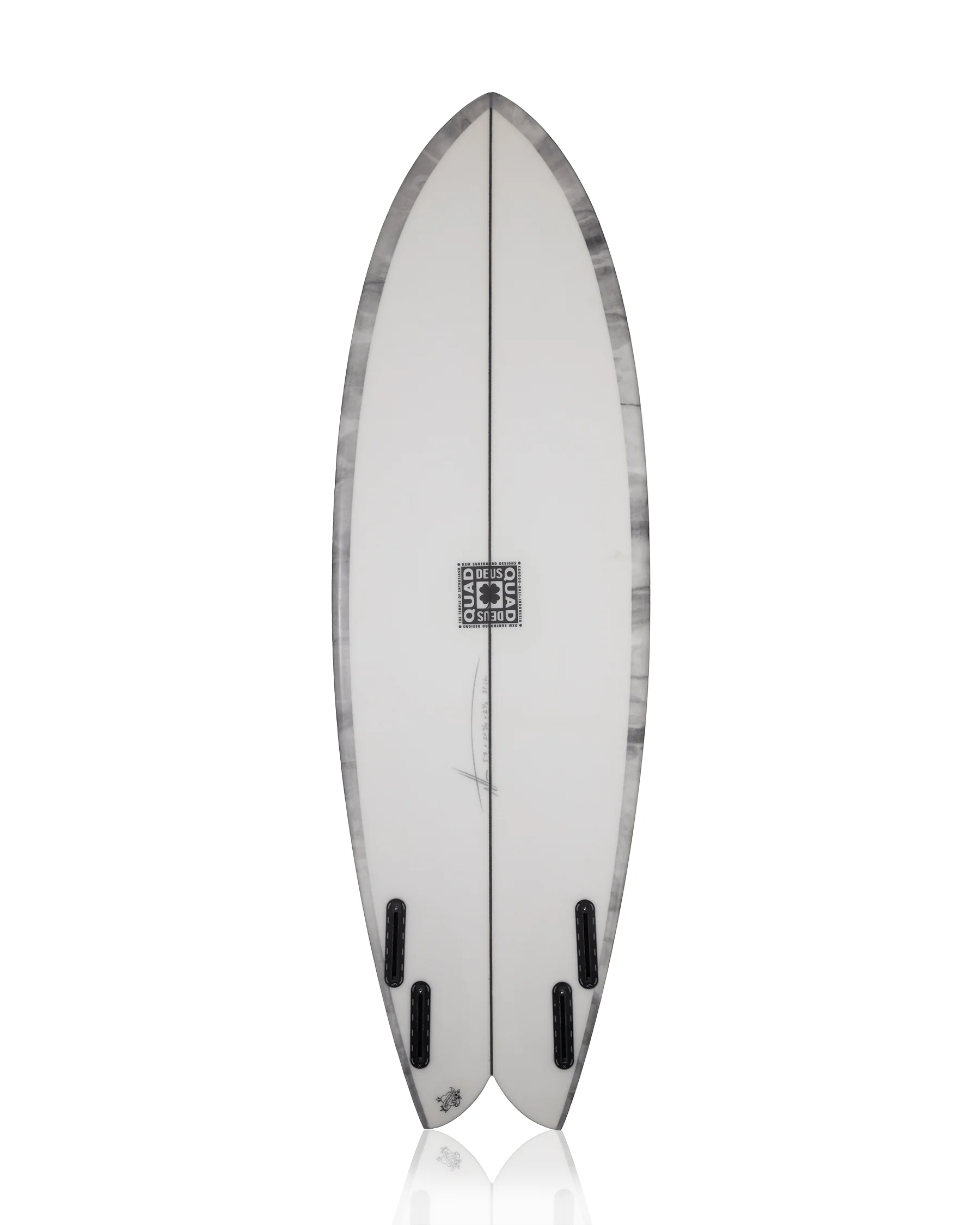 5'9 Quad BW Marble - Image 2