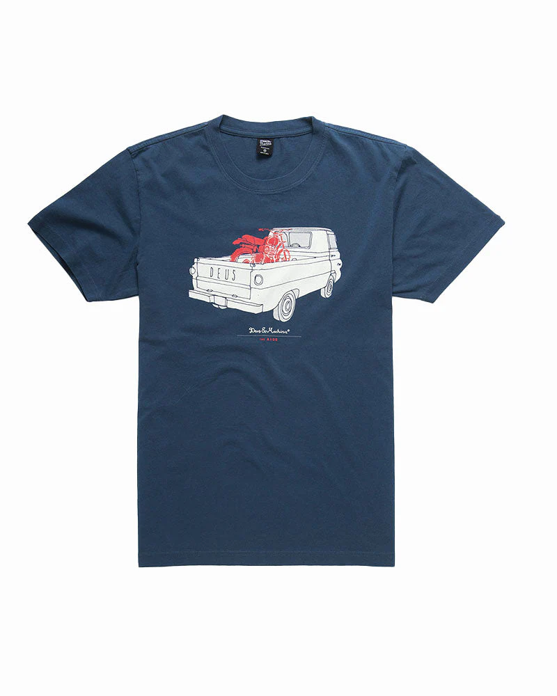 The A100 Tee - Navy - Image 4