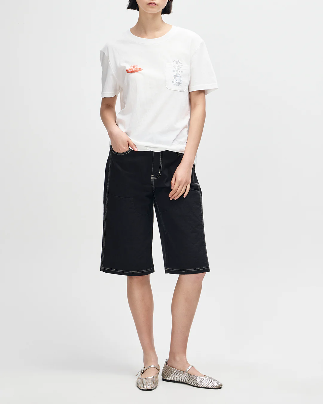 A110 Tee - White - Image 5
