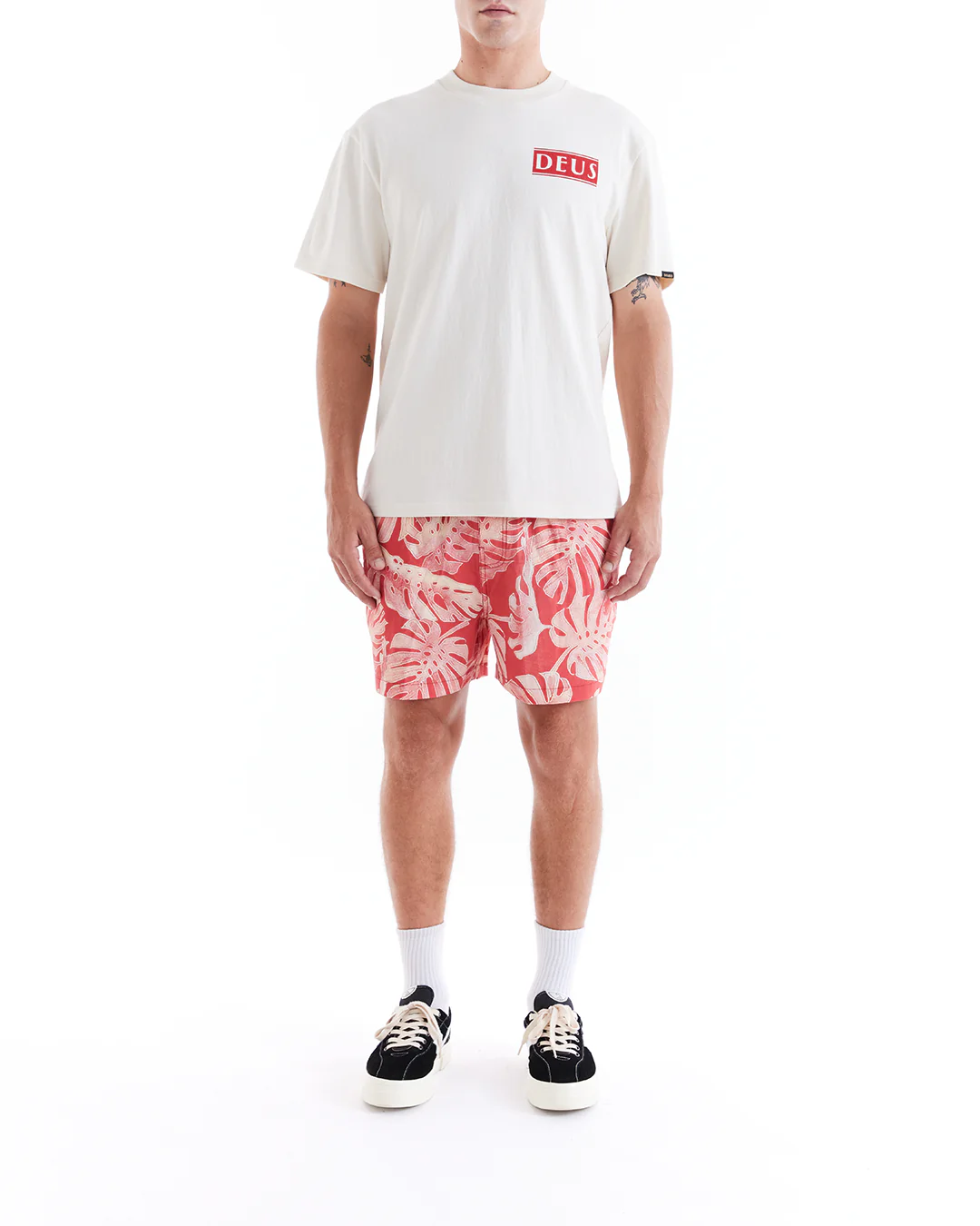 Ace Beach Short - Red - Image 3