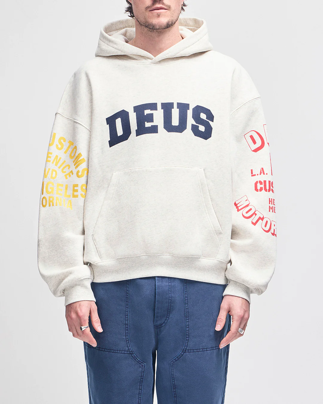 All For Won Hoodie - Lt Grey Marle