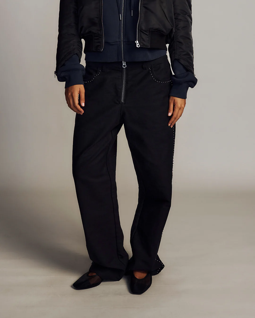 Allusions Pant - Black Rinse Wash