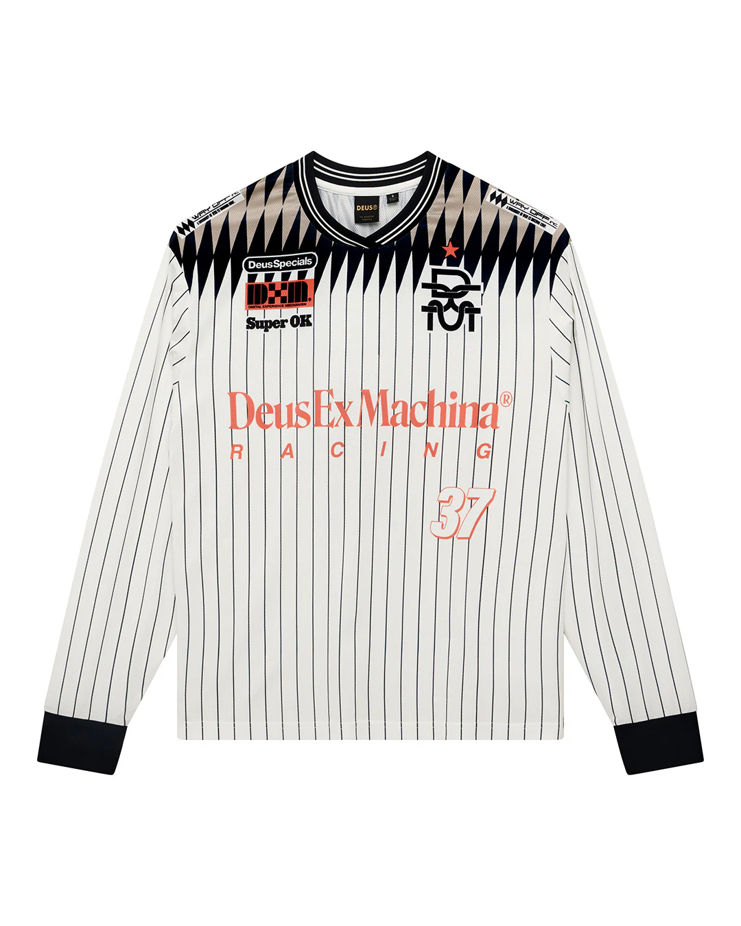 Arrii Moto Jersey - Flame Whisper White - Image 3