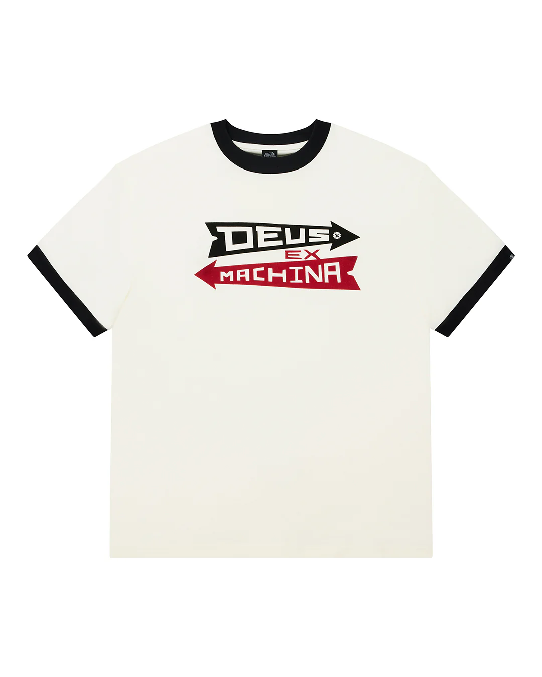 Arrows Ringer Tee - Pristine White - Image 3