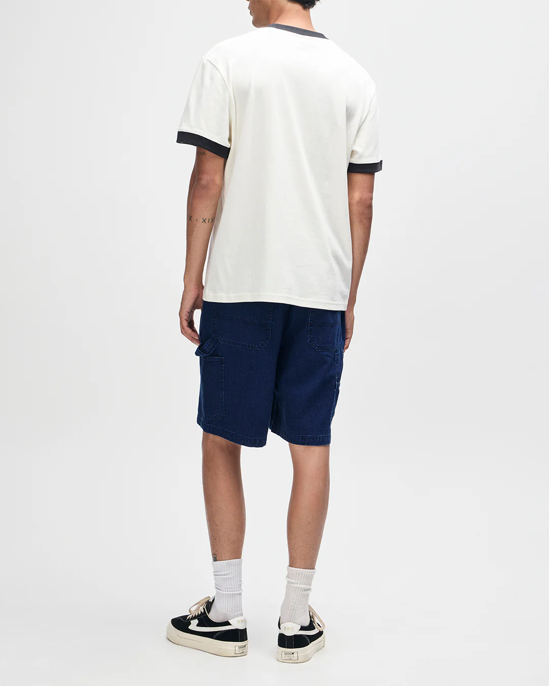 Arrows Ringer Tee - Pristine White - Image 6