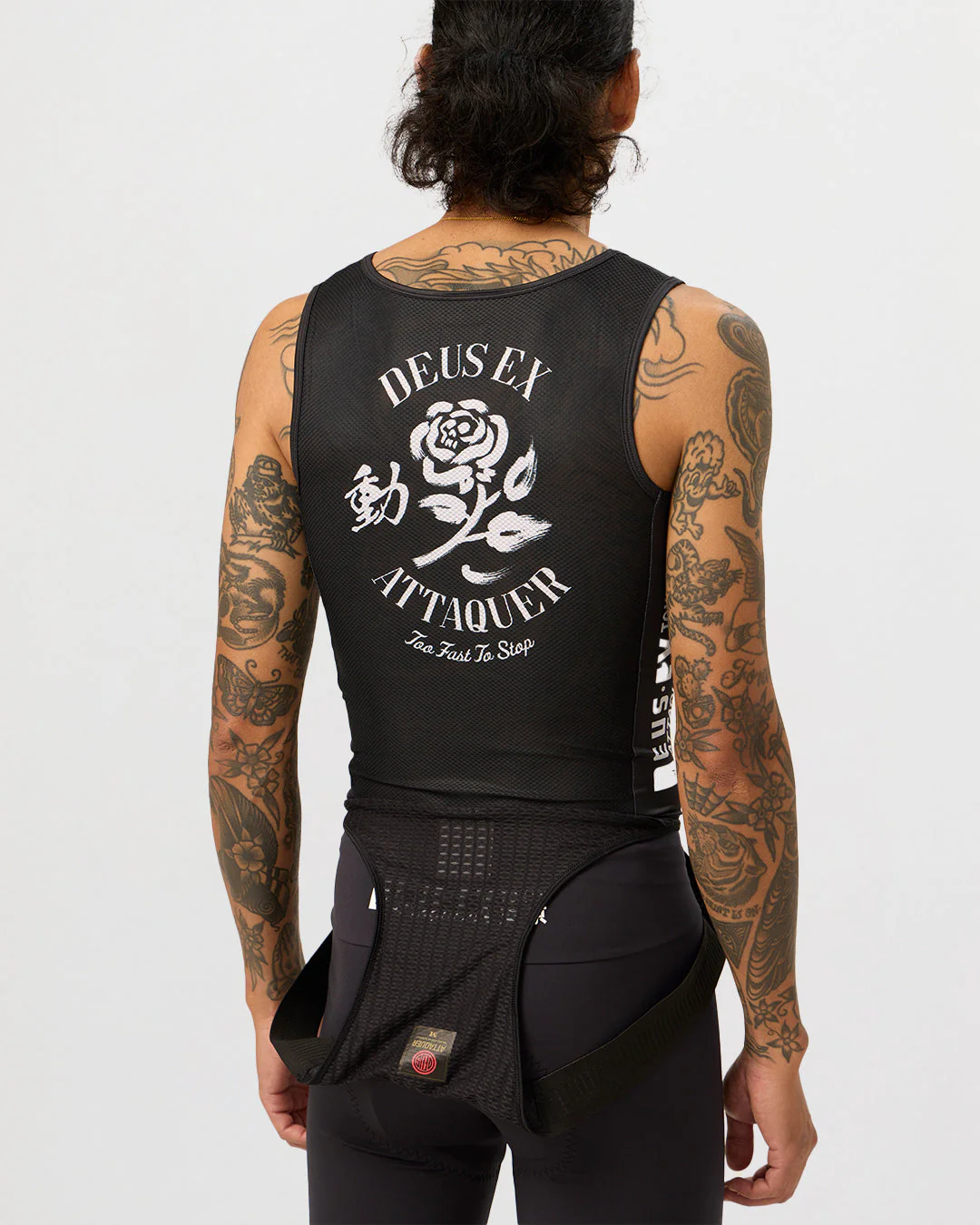Deus Ex Attaquer Rose Base Layer - Black