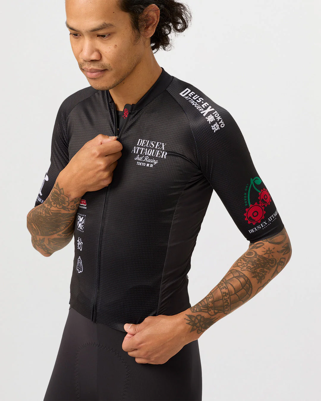 Deus Ex Attaquer Rose Jersey - Black - Image 2