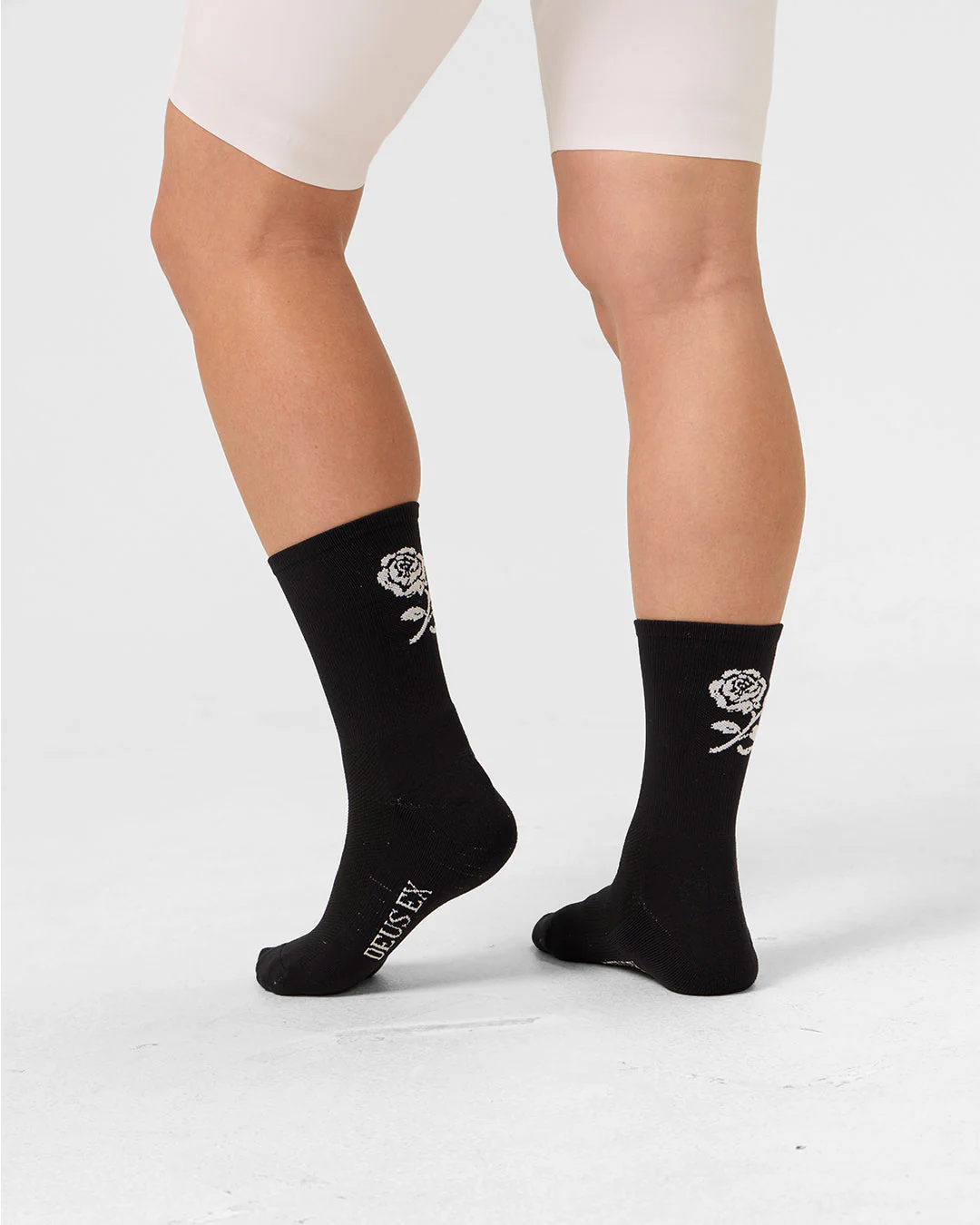 Deus Ex Attaquer Rose Socks - Black - Image 2