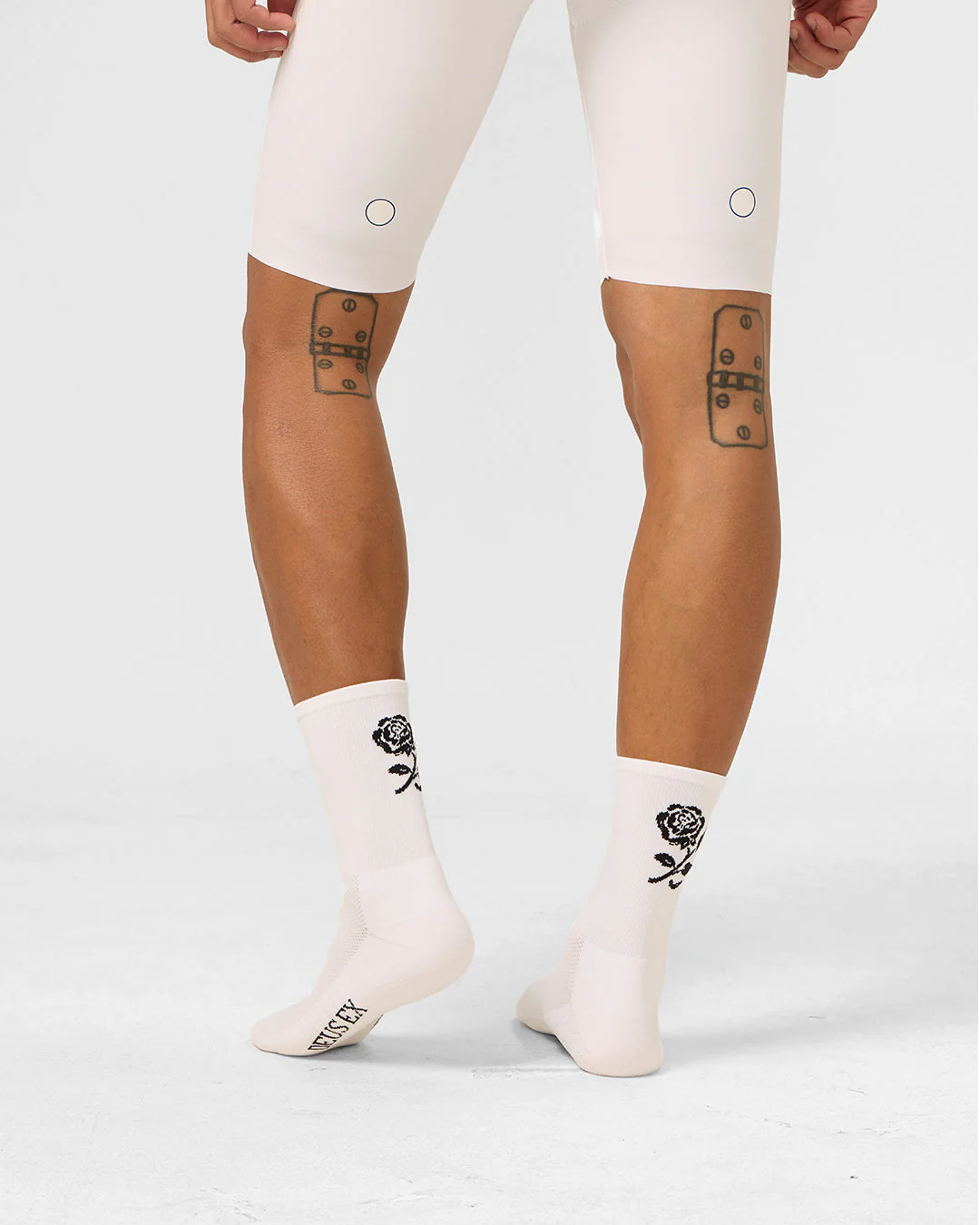 Deus Ex Attaquer Rose Socks - White - Image 2