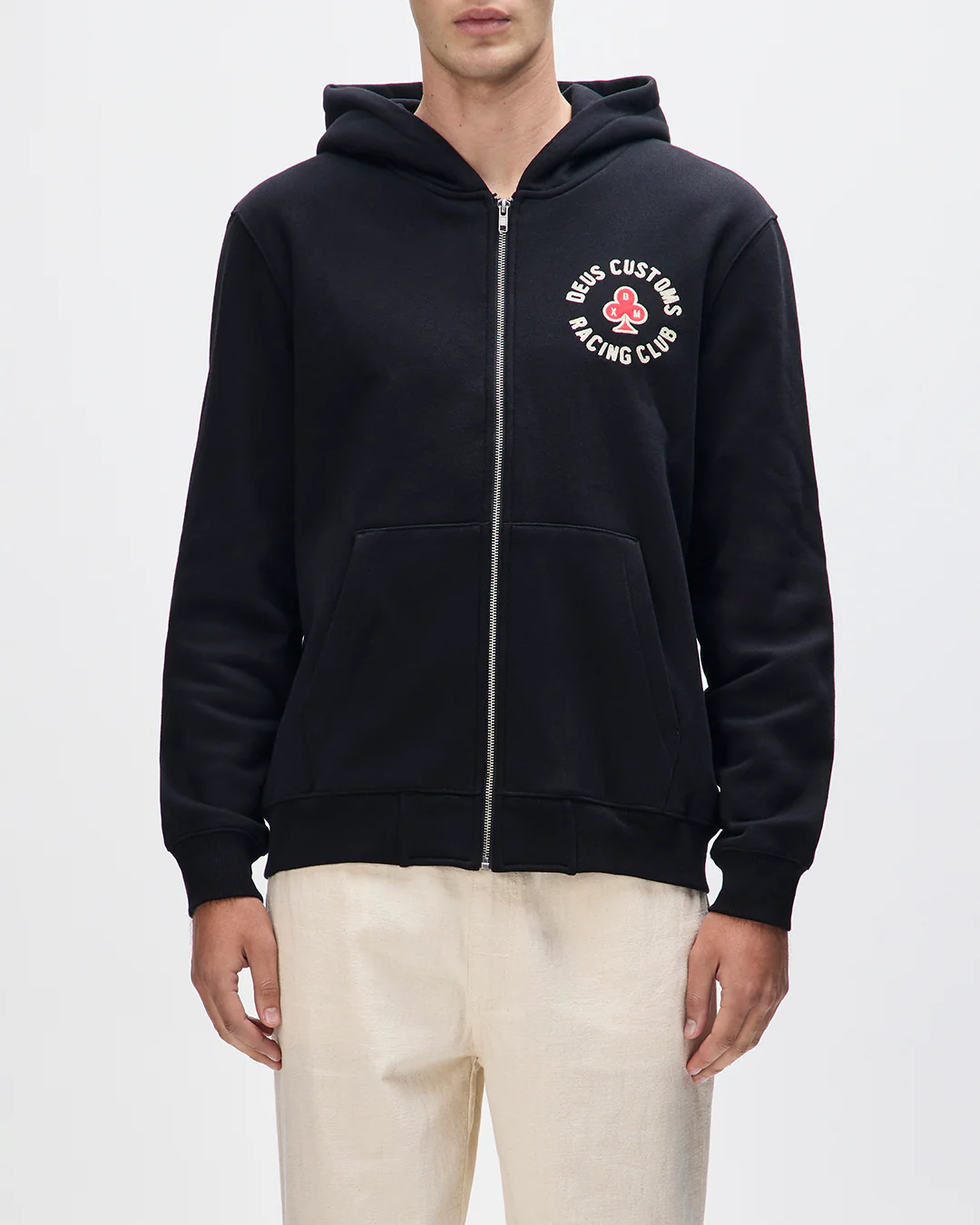 Basto Zip Hoodie - Black