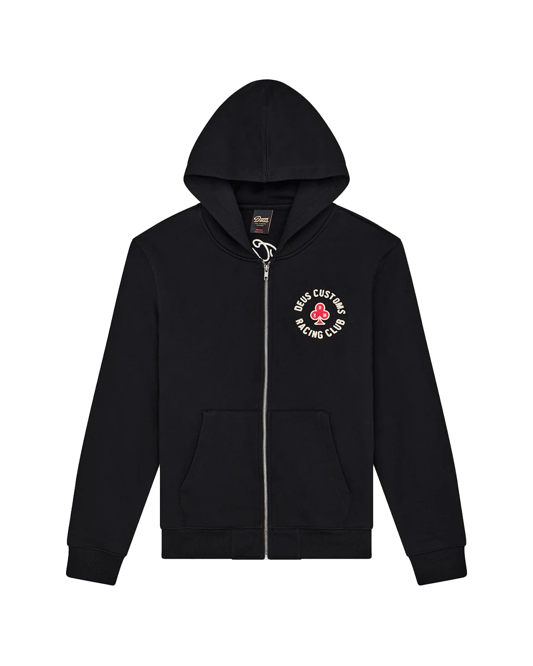 Basto Zip Hoodie - Black - Image 3