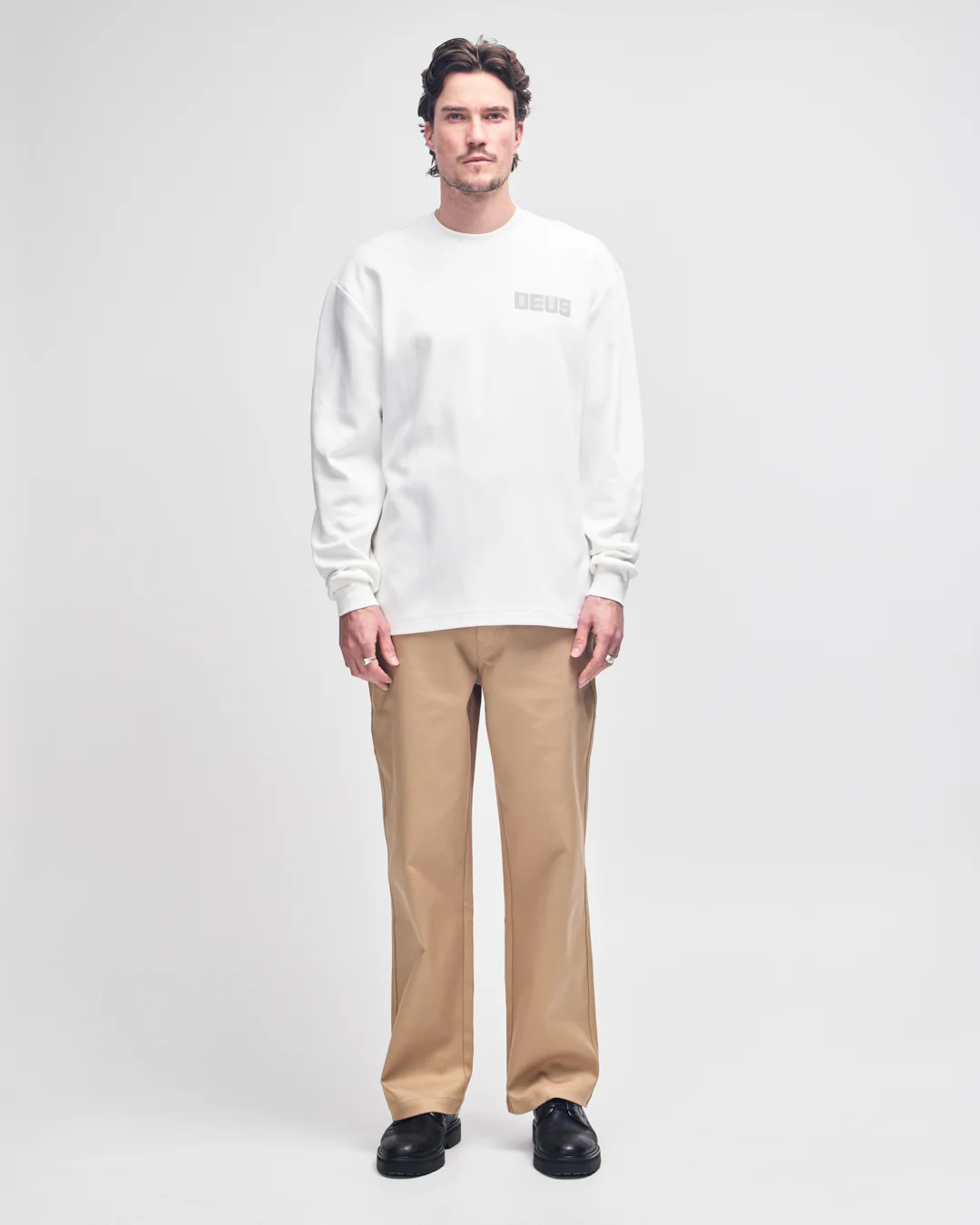 Be First Ls Tee - Vintage White - Image 5