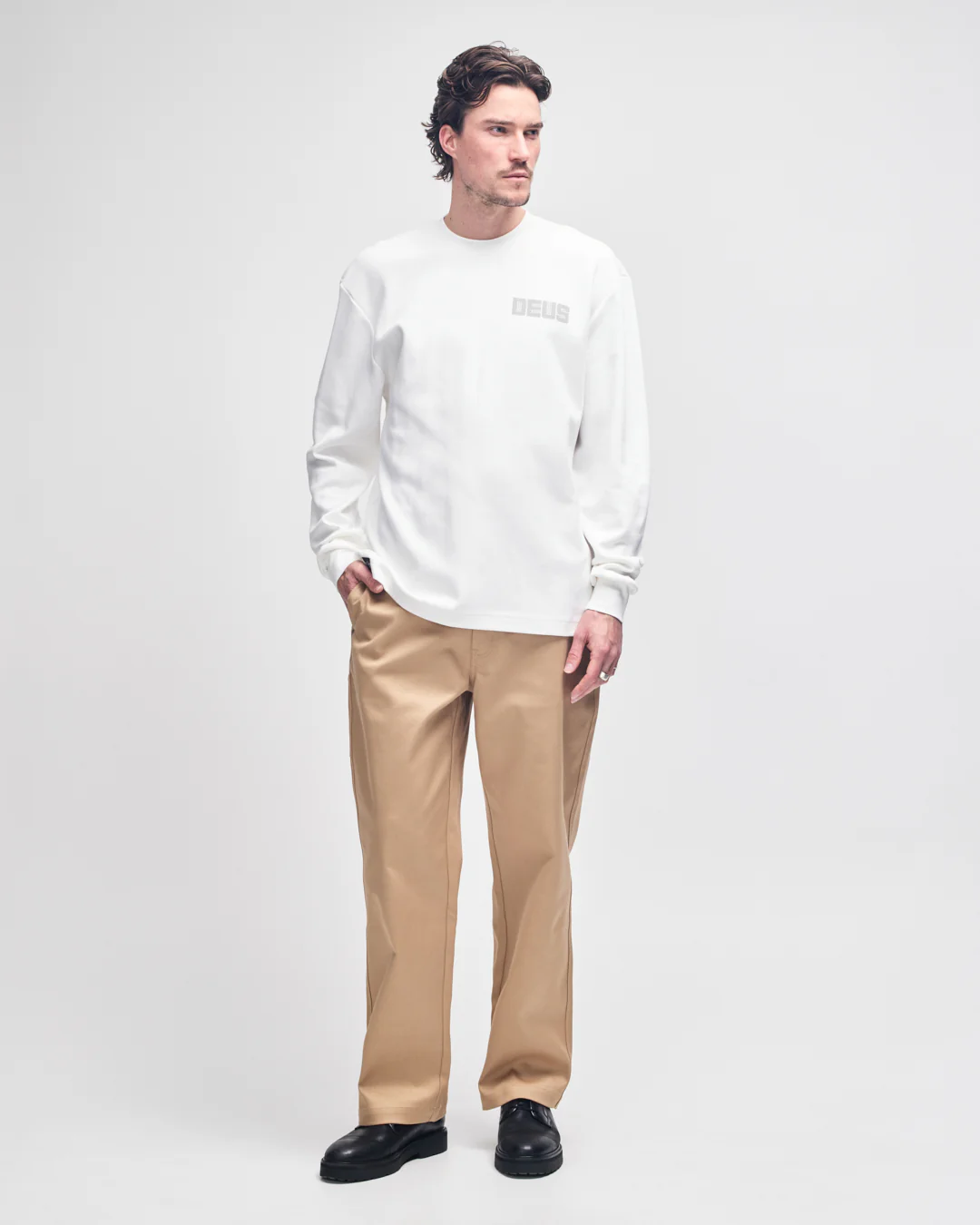 Be First Ls Tee - Vintage White - Image 6