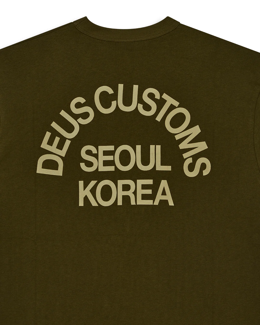 Beams Tee - Dark Olive - Image 4