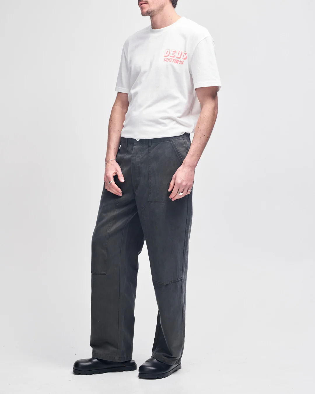Benson Double Knee Pant - Forest Green - Image 5