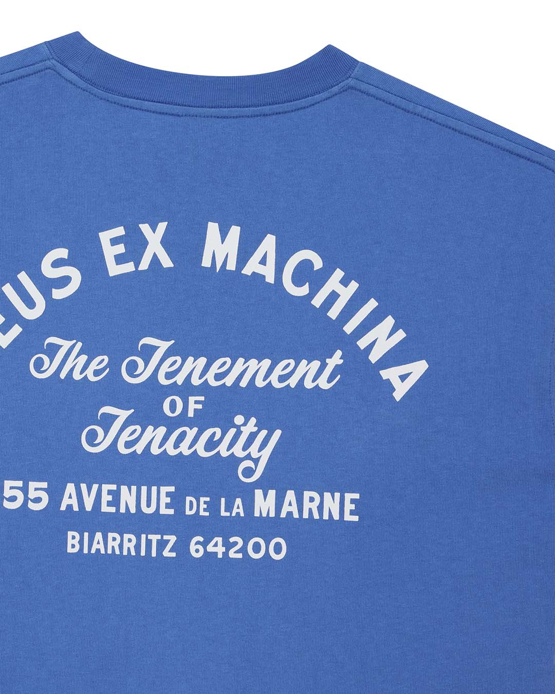 Biarritz Sign Tee - Daphne Blue - Image 4