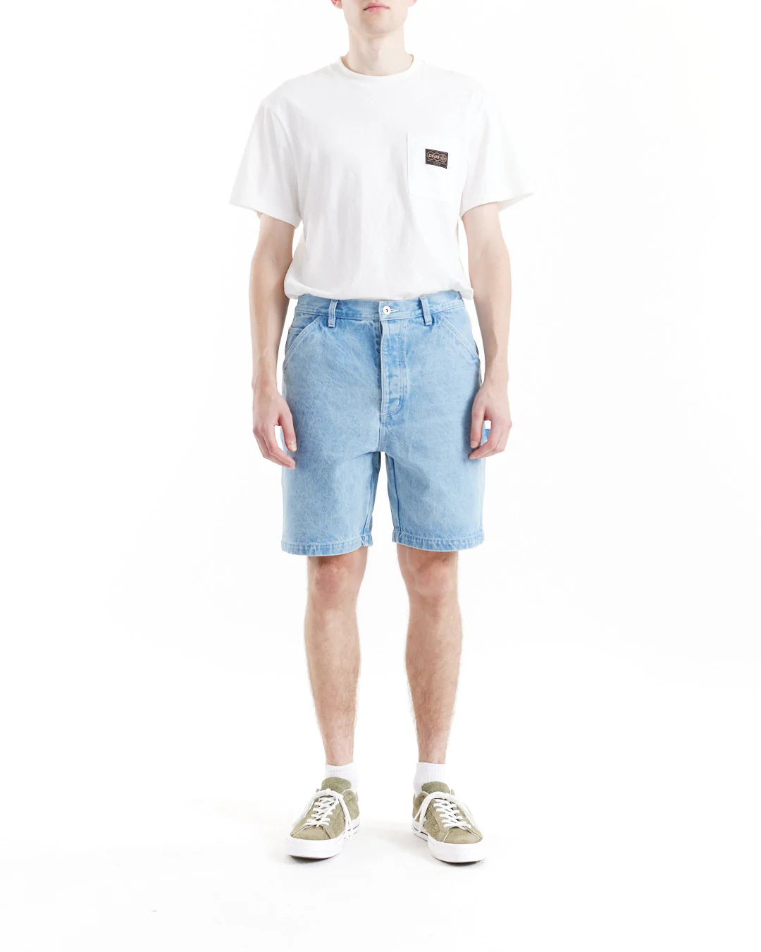 Big Fella Denim Short - Lt Stone - Image 3