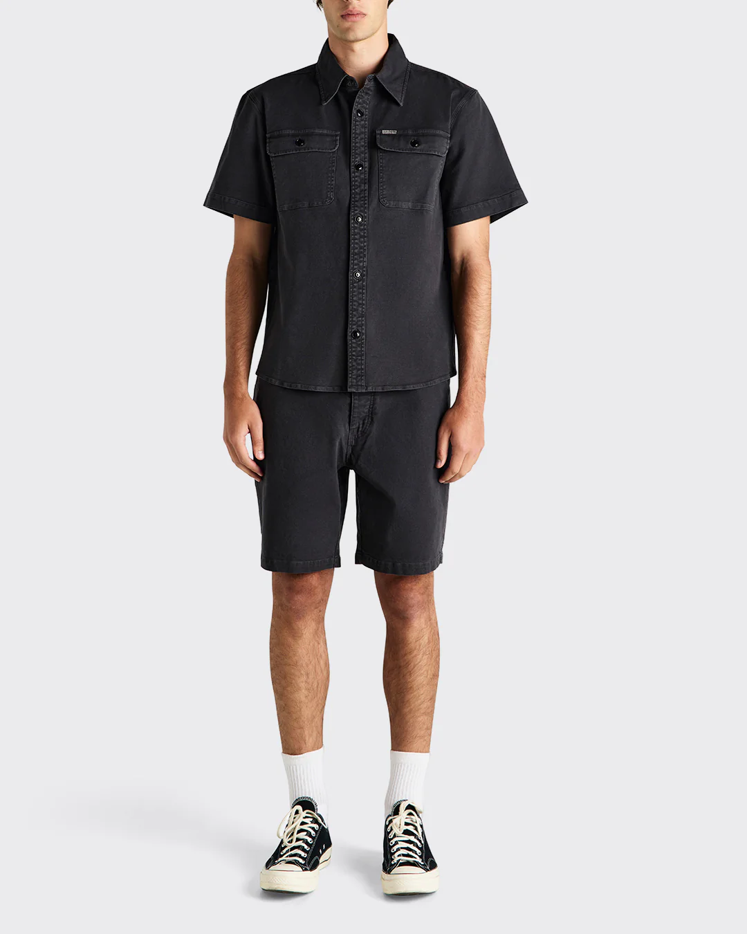 Big Fella Overdye Short - Anthracite - Image 5