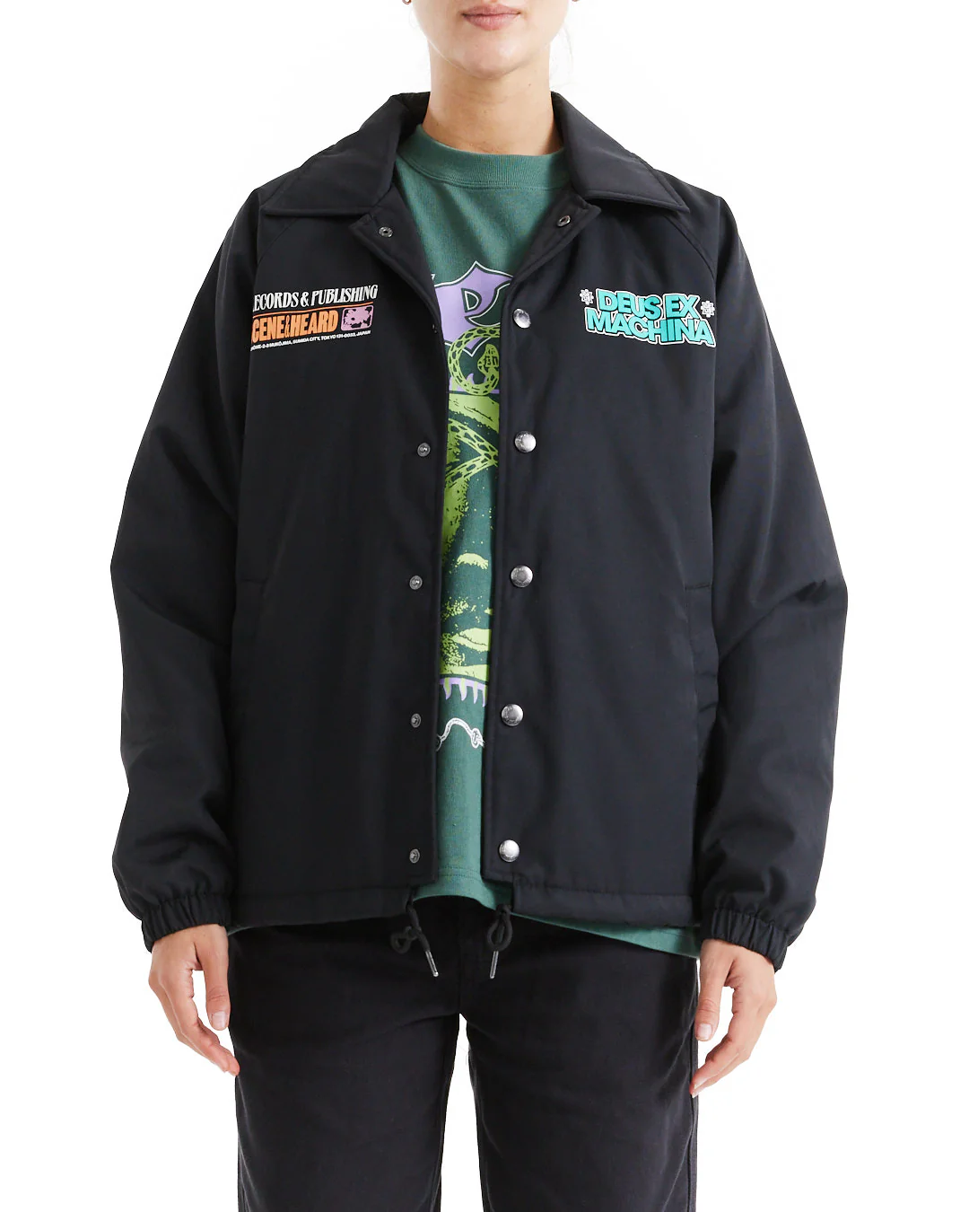 Bigkissu Coach Jacket - Black