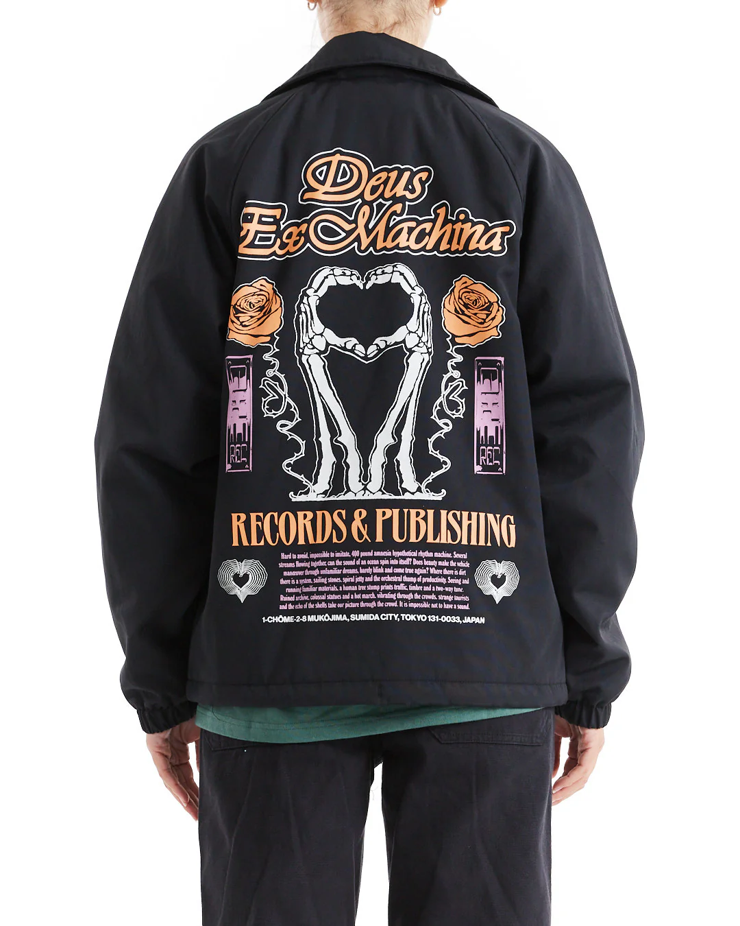 Bigkissu Coach Jacket - Black - Image 2