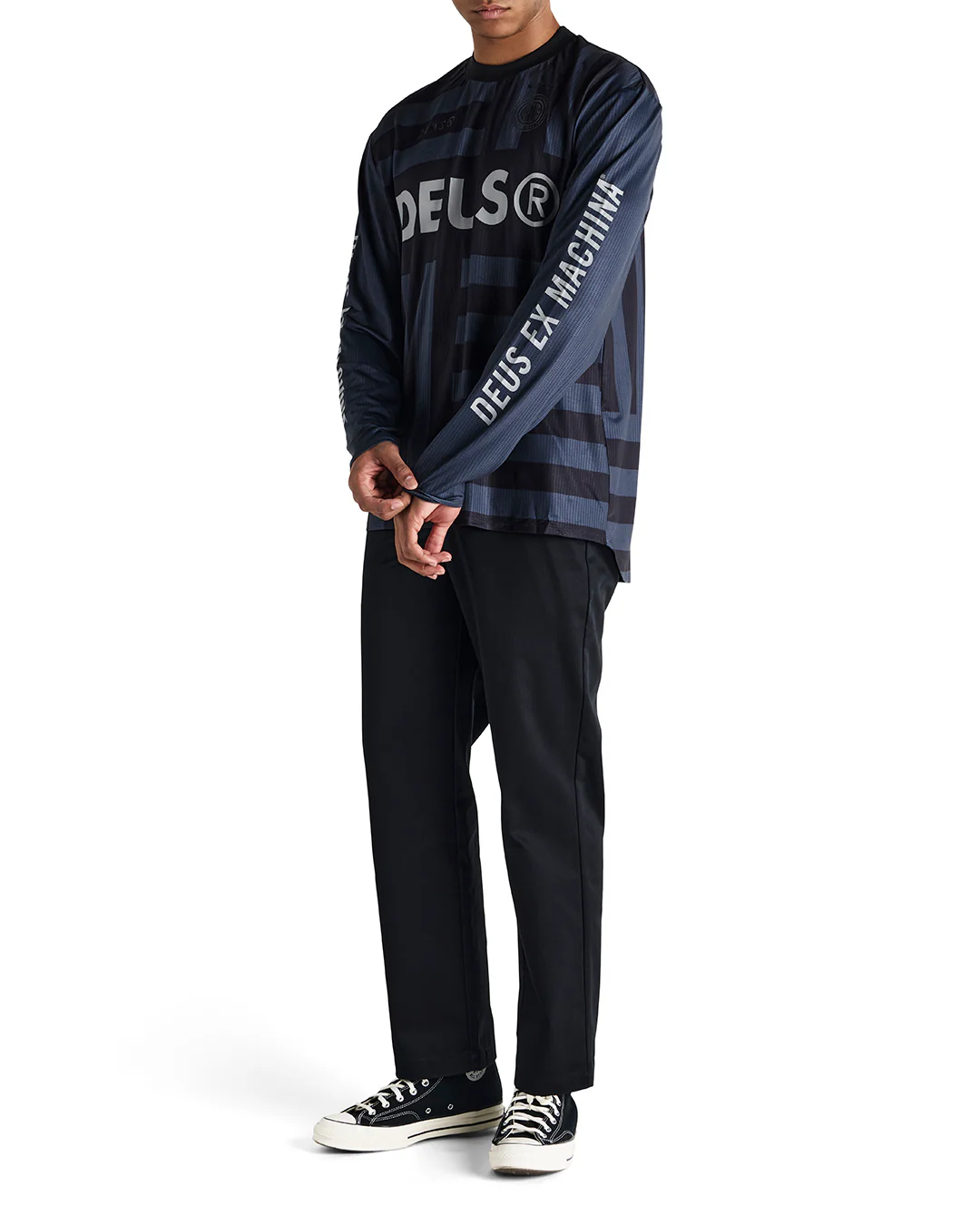 Blackout Moto Jersey - Black - Image 4