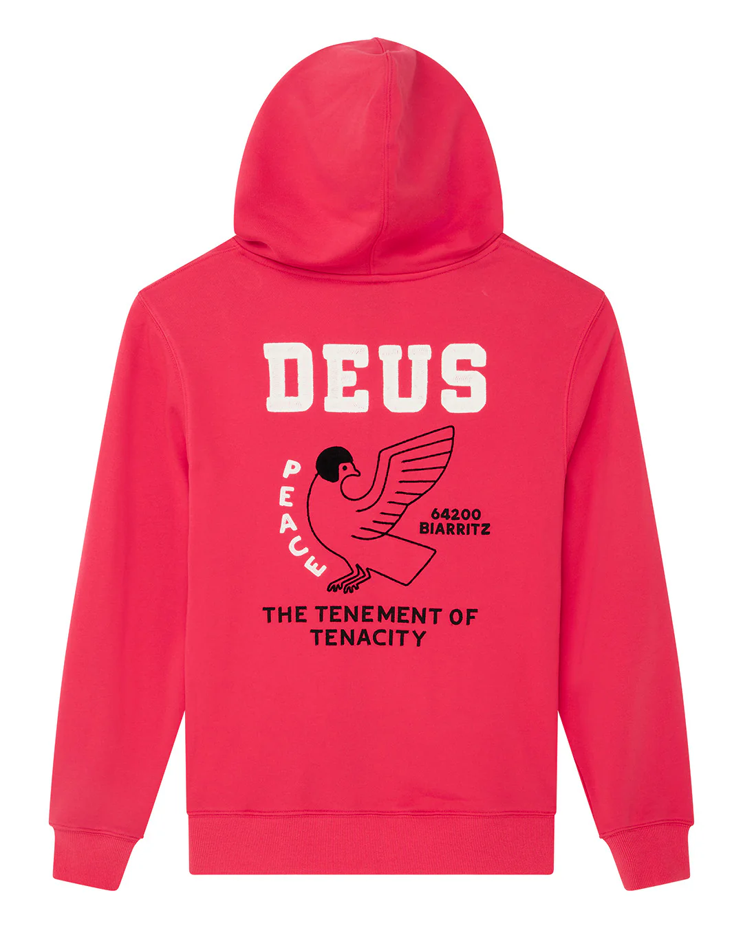 Buck Up Zip Hoodie - Melon Red - Image 4