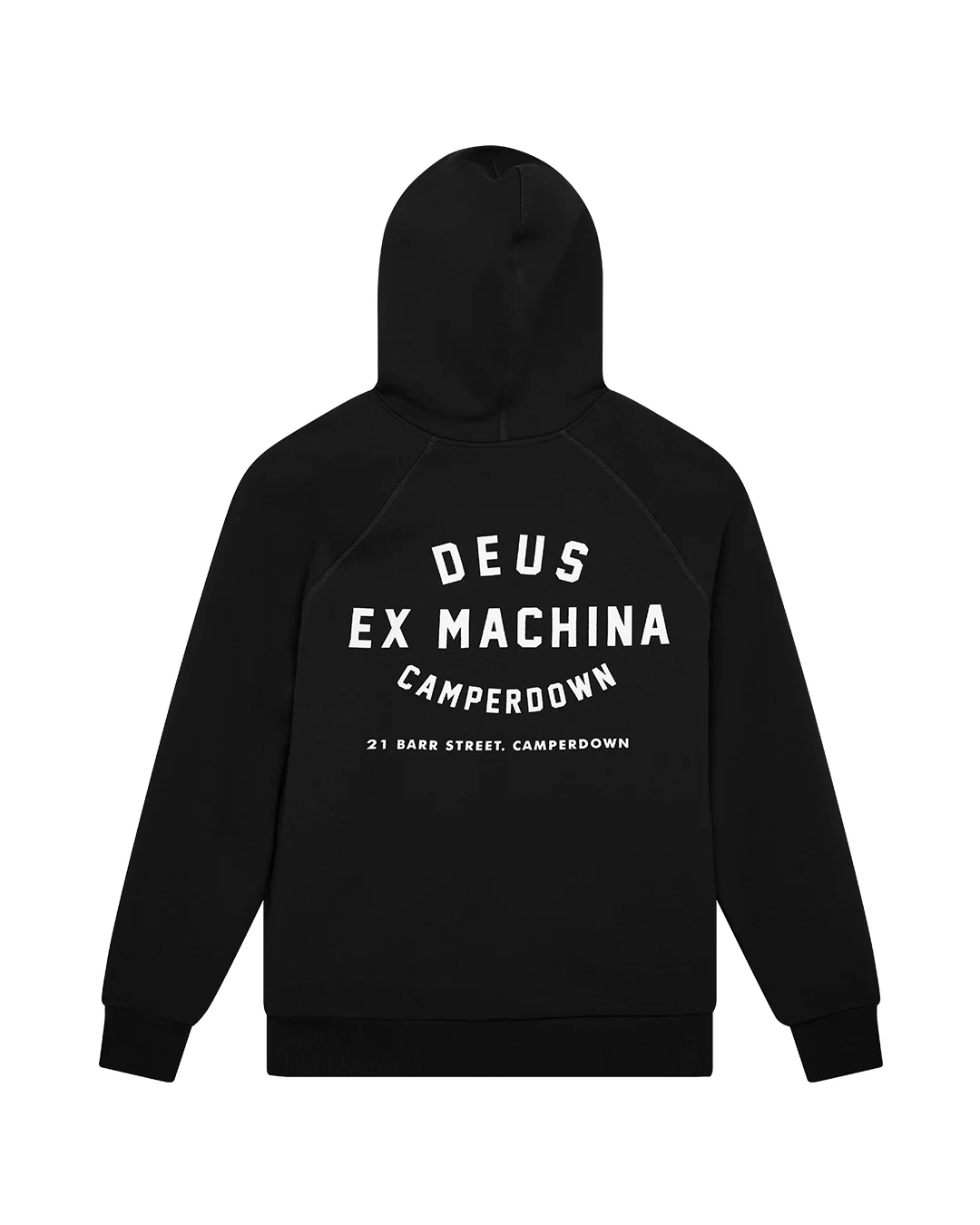 Camperdown Address Hoodie - Black - Image 4