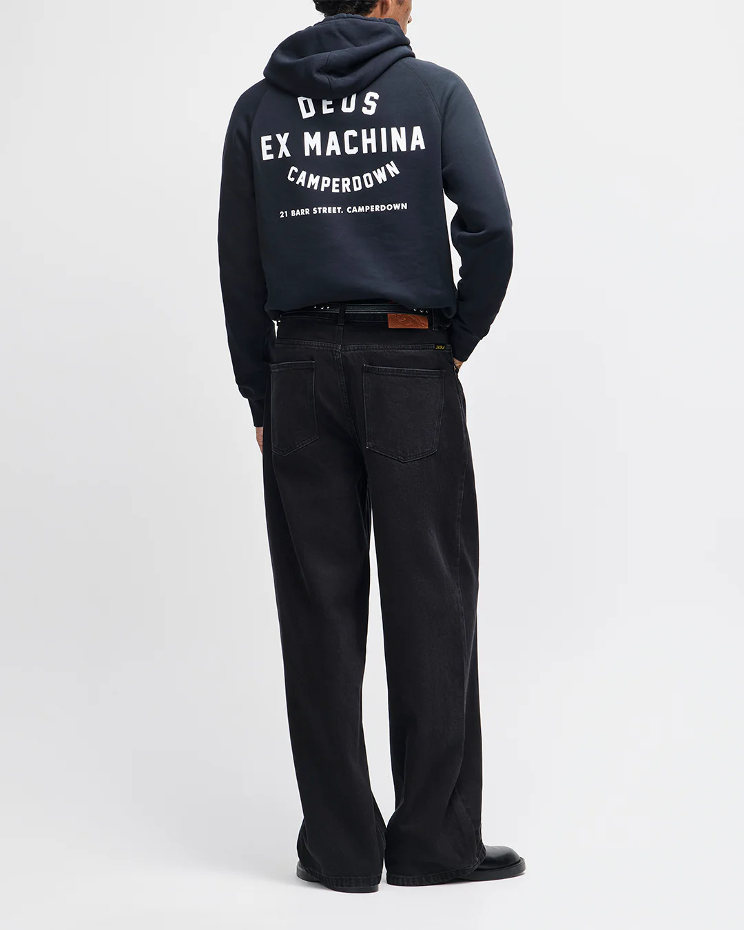 Camperdown Address Hoodie - Black - Image 6