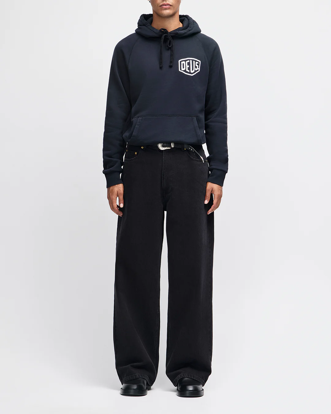Camperdown Address Hoodie - Black - Image 7