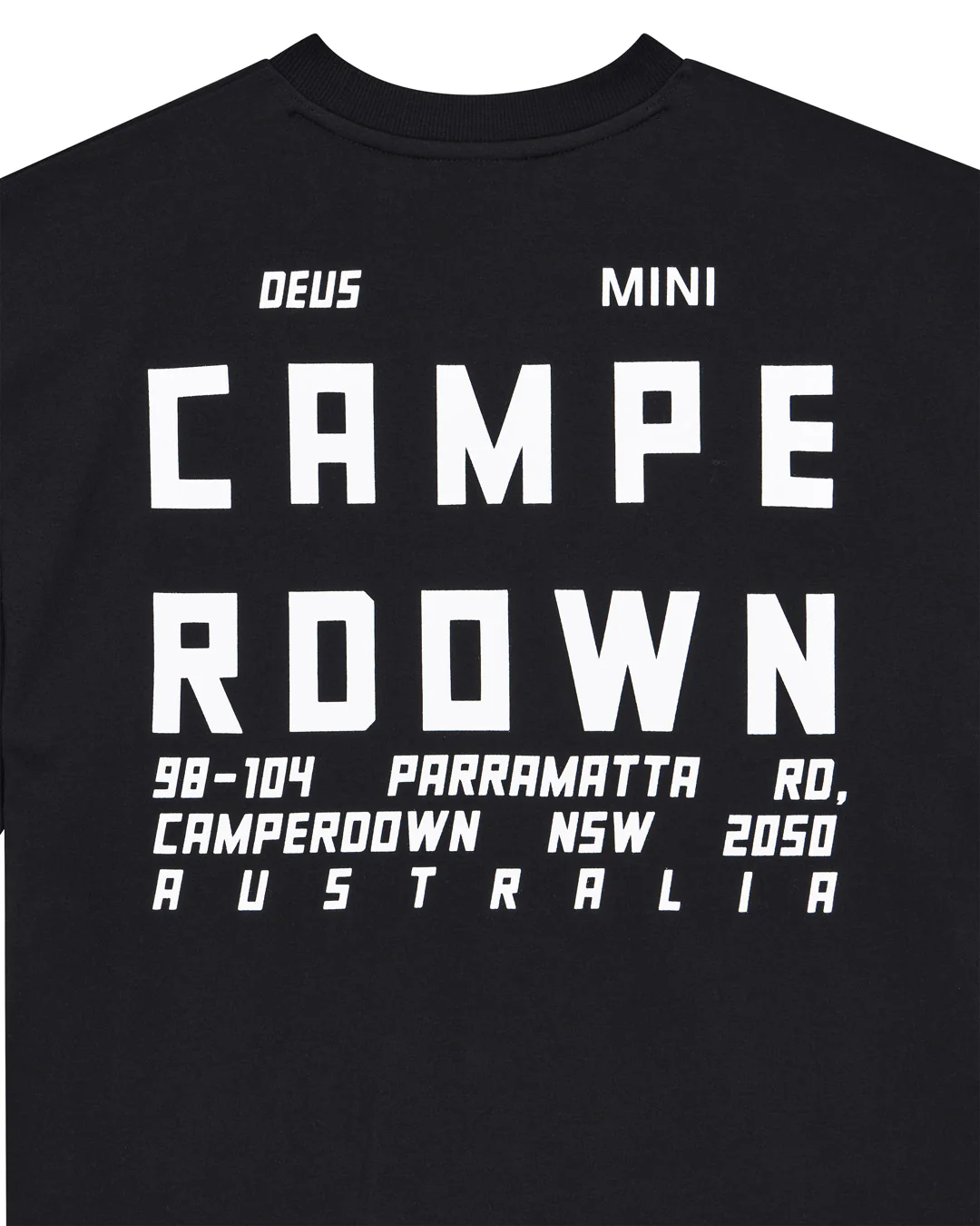 Camperdown Address Tee - Black - Image 8