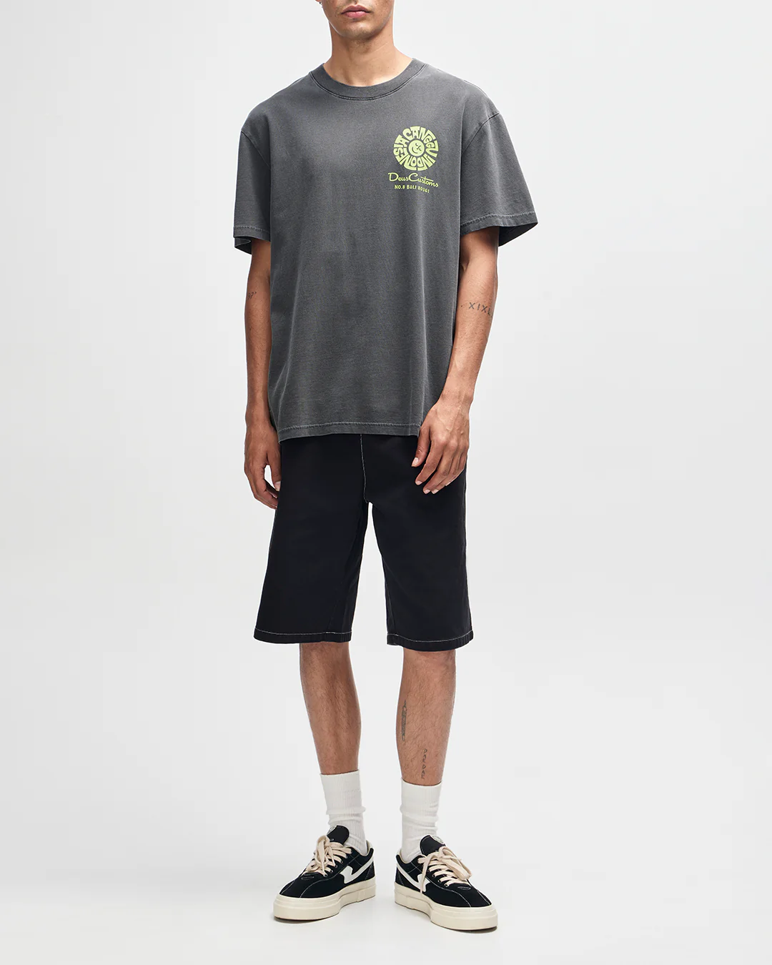 Canggu Address Tee - Anthracite - Image 5