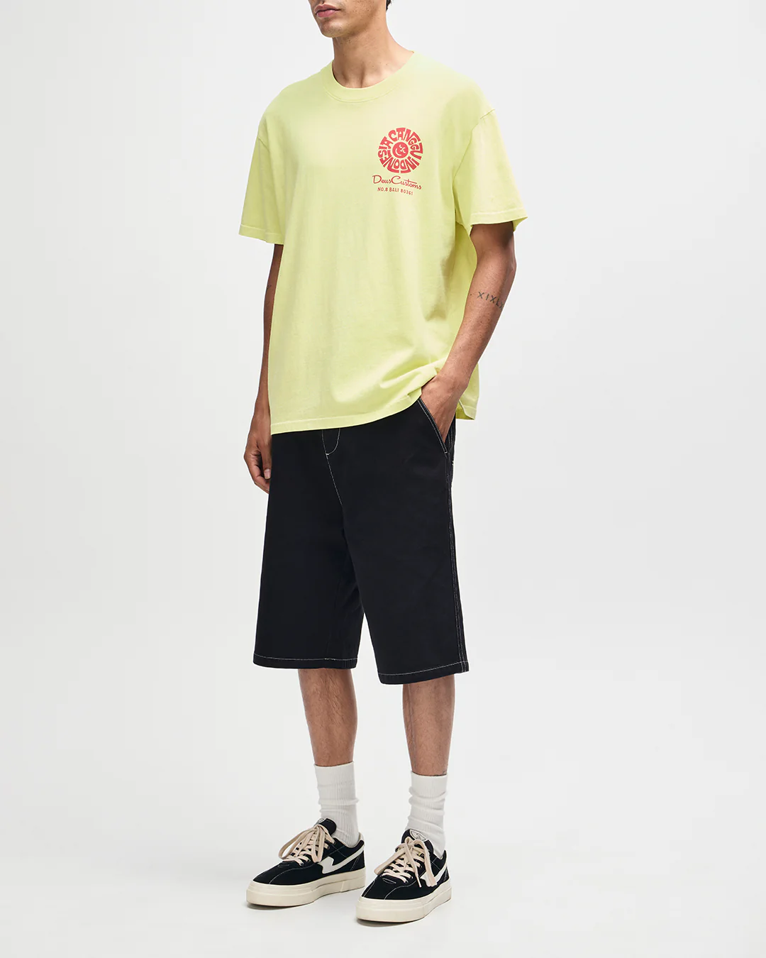 Canggu Address Tee - Canary Yellow - Image 7