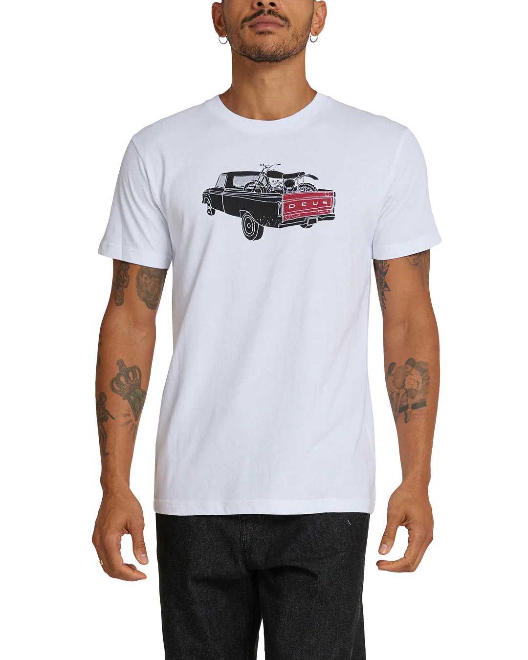 Carby Pickup Tee - White - Image 3