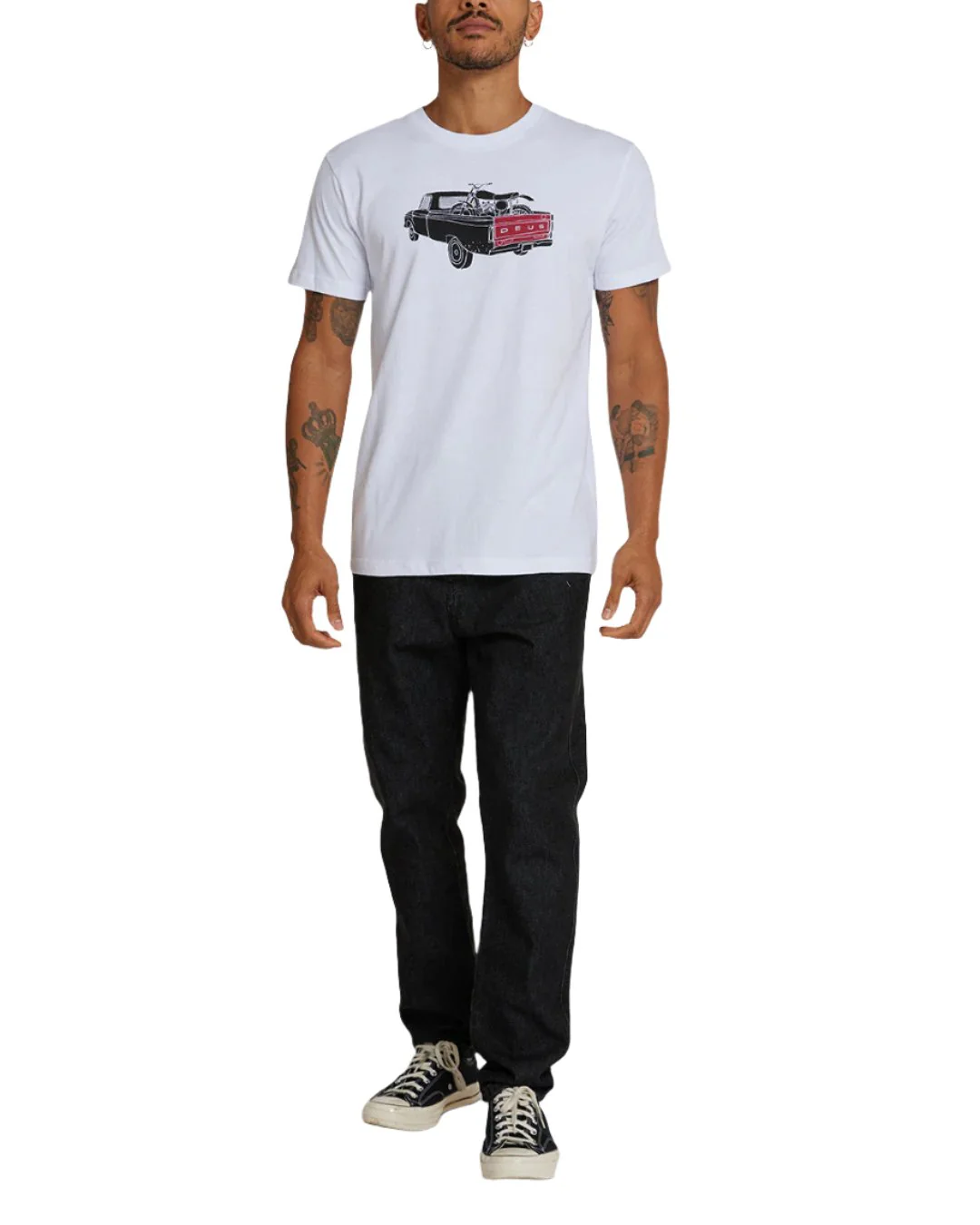 Carby Pickup Tee - White - Image 6