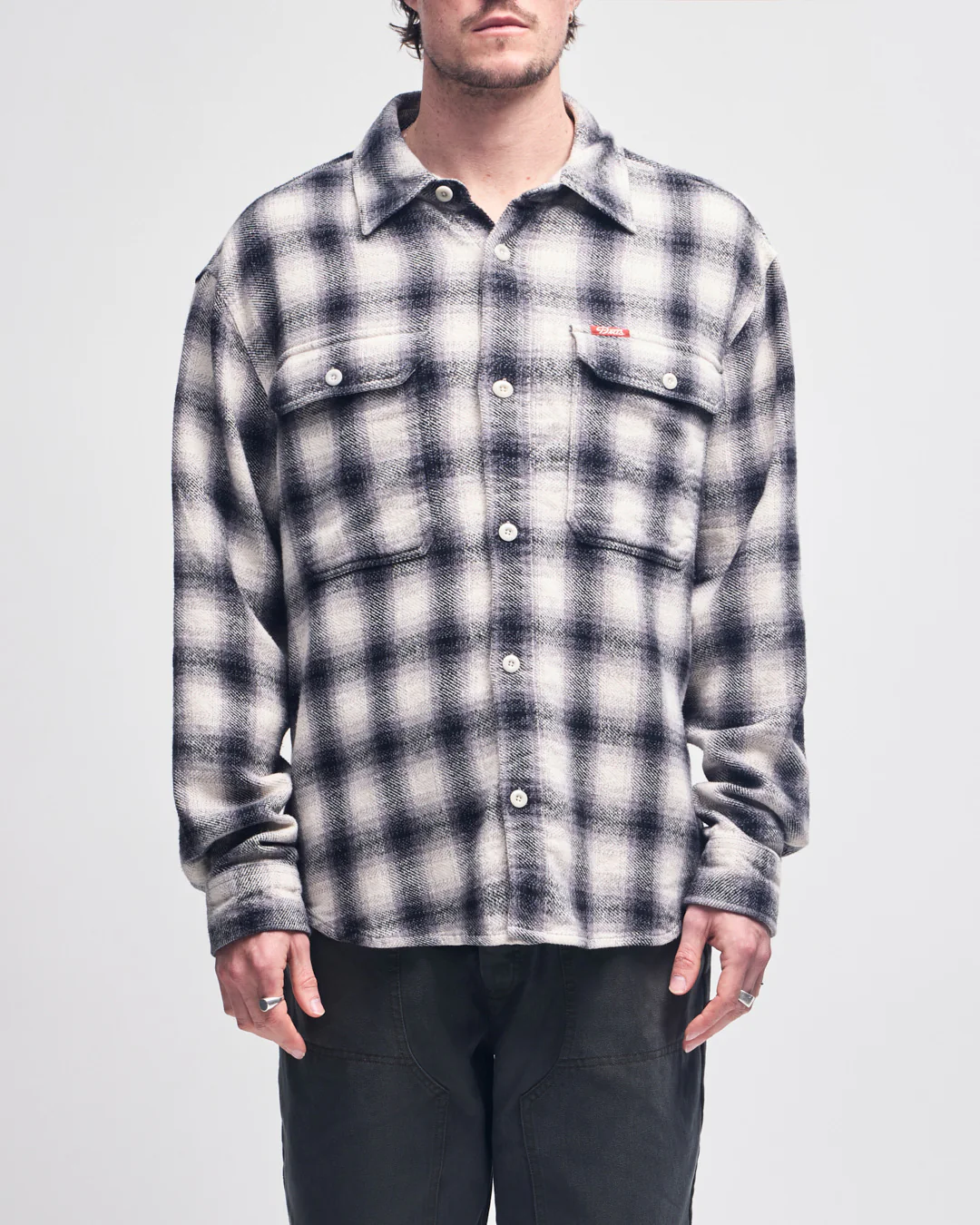 Carm Check Shirt - White Check