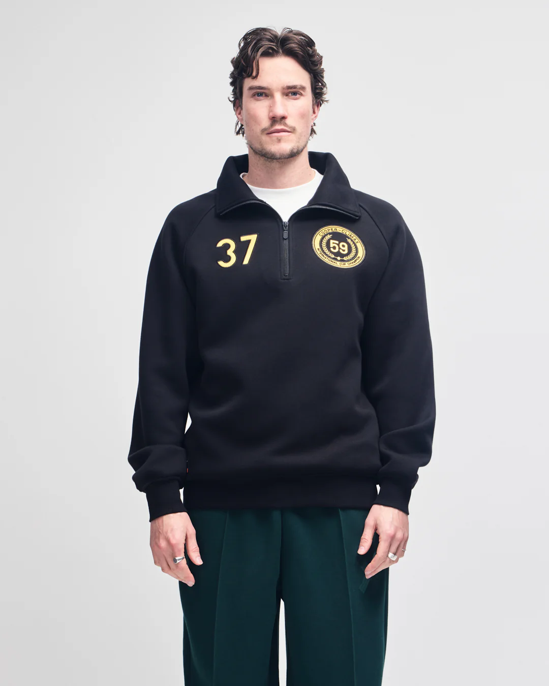 Cc 1/4 Zip Fleece - Black