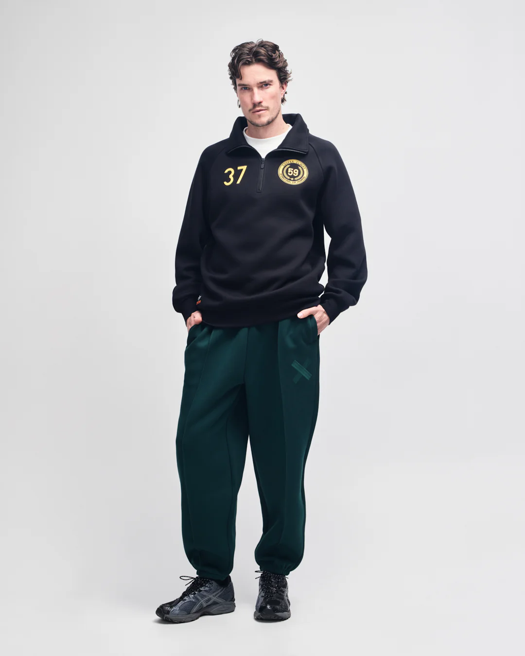 Cc 1/4 Zip Fleece - Black - Image 6