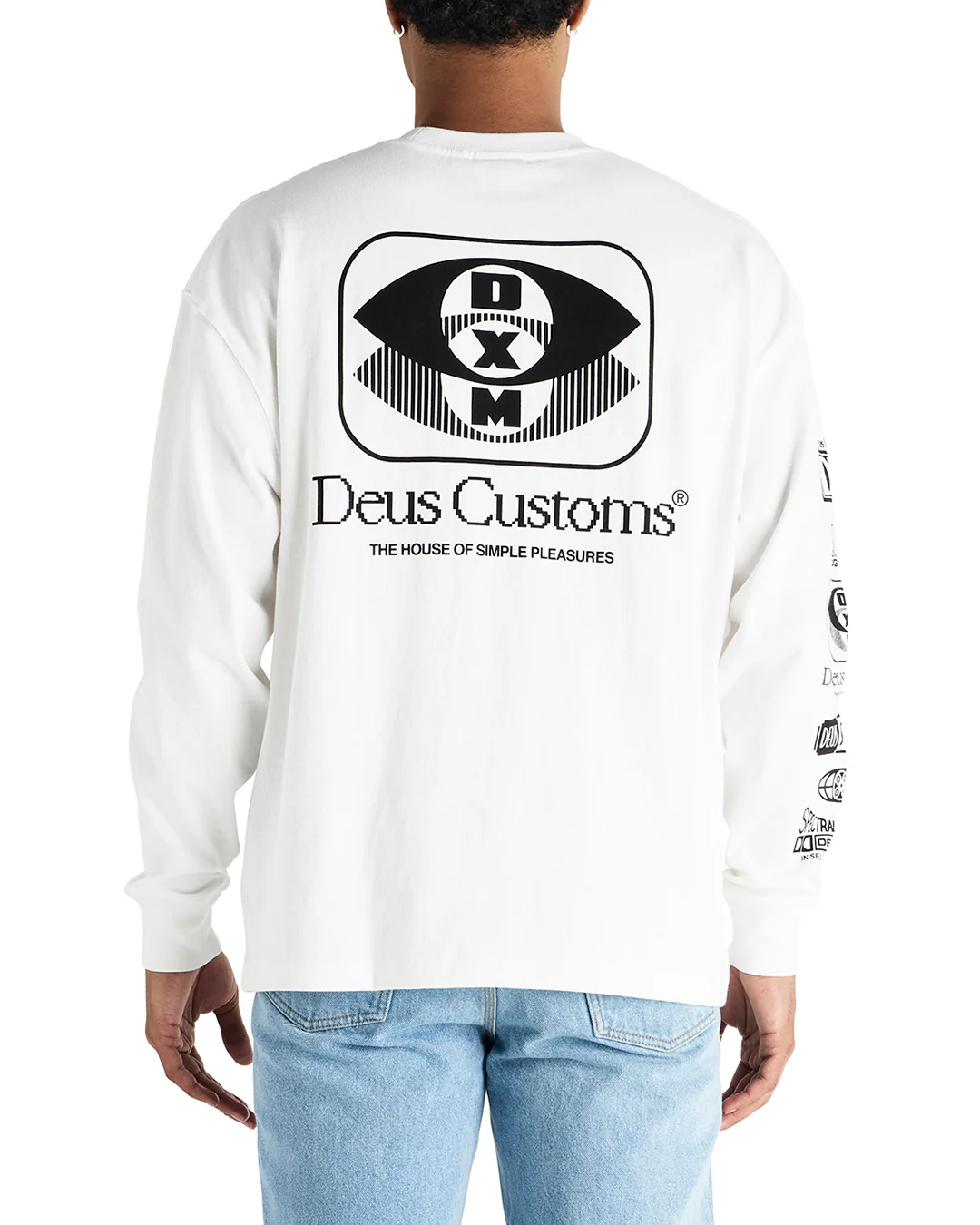 Cinematic Static Ls Tee Vintage White - Image 2