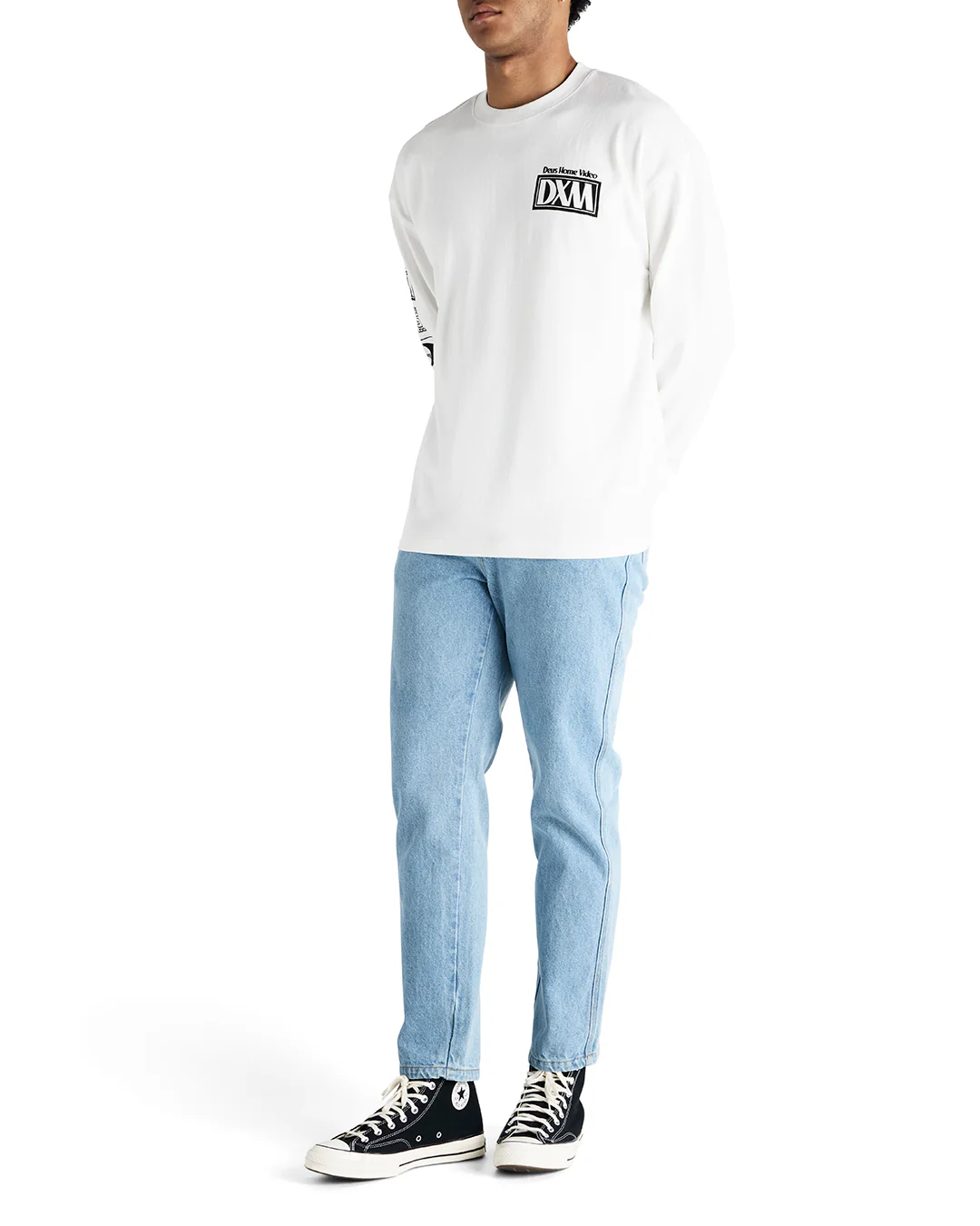 Cinematic Static Ls Tee Vintage White - Image 4