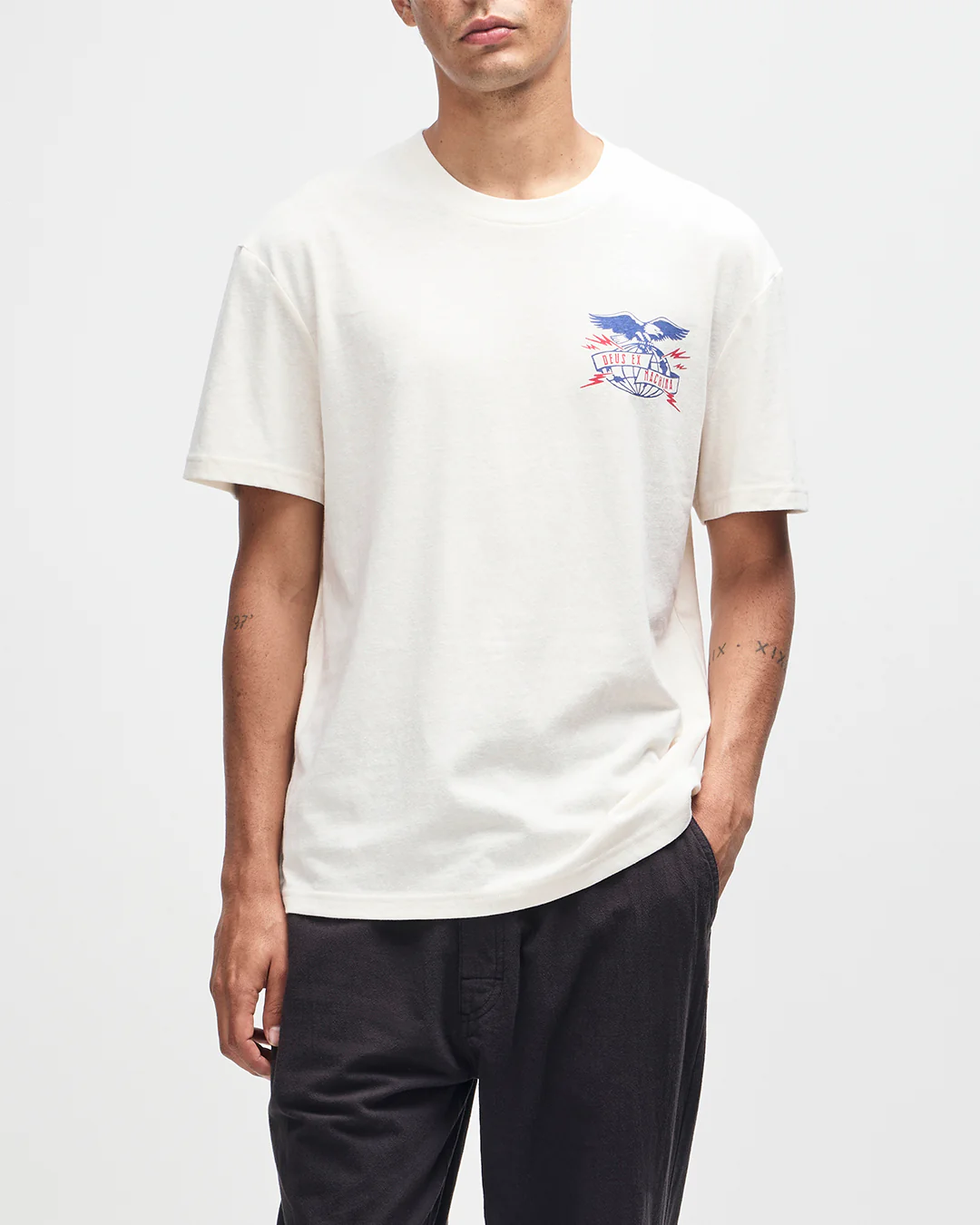Claw-Some Whizz Tee - Dirty White