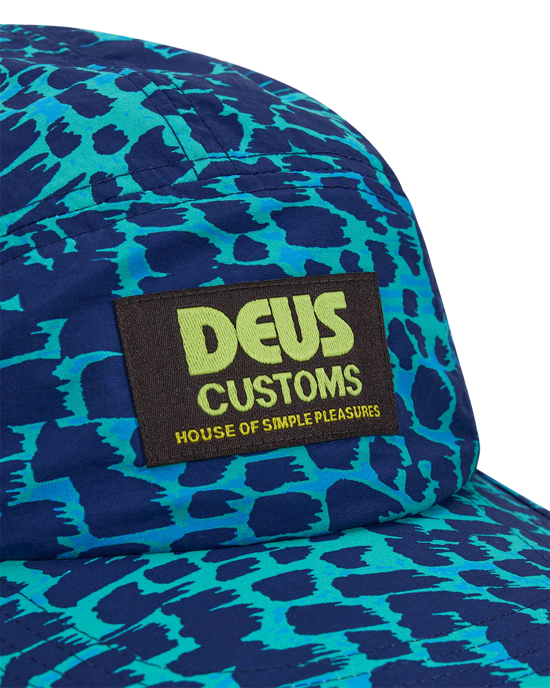 Clement 5 Panel Cap - Wave Ride Blue - Image 3