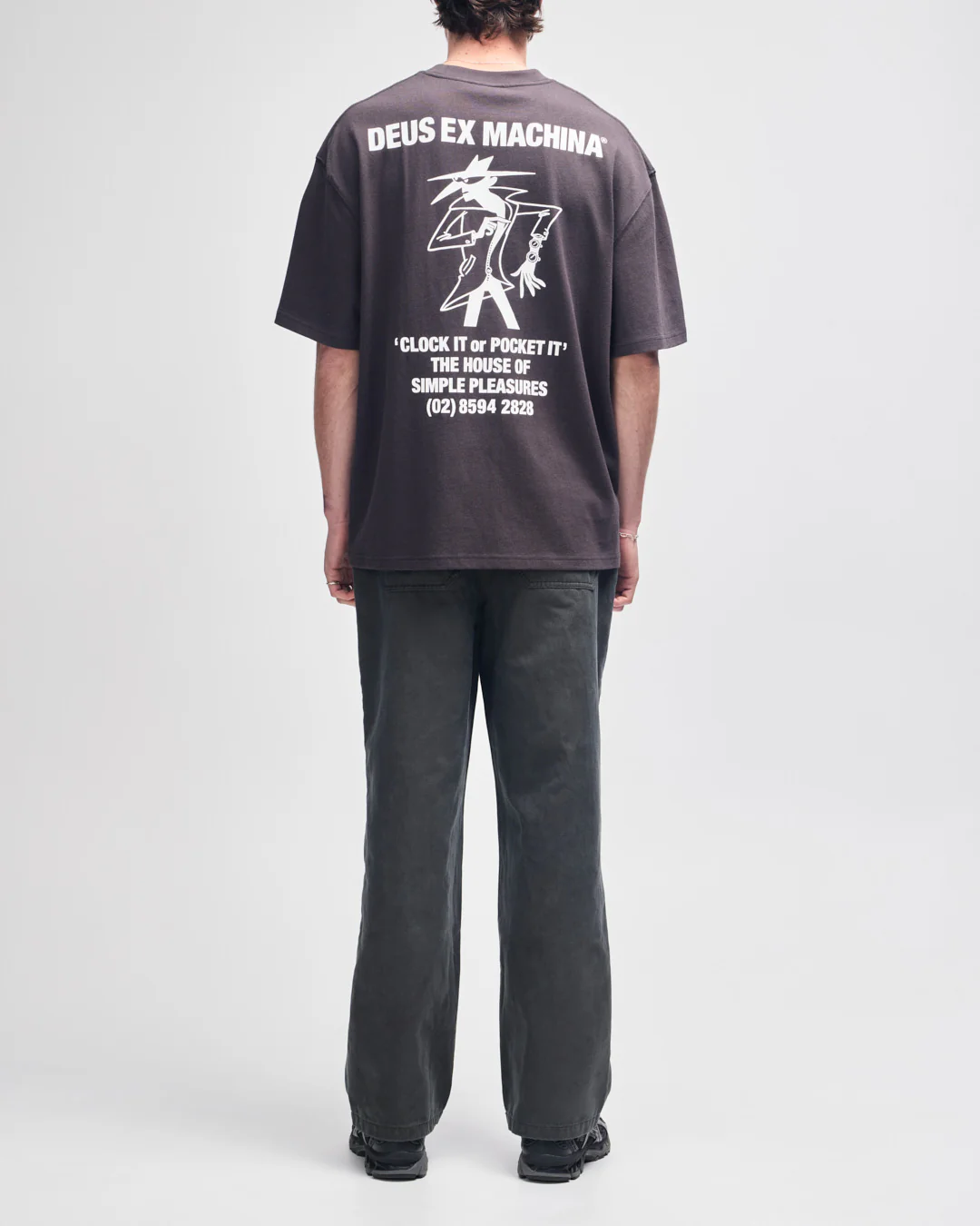 Clock It Os Tee - Anthracite - Image 6