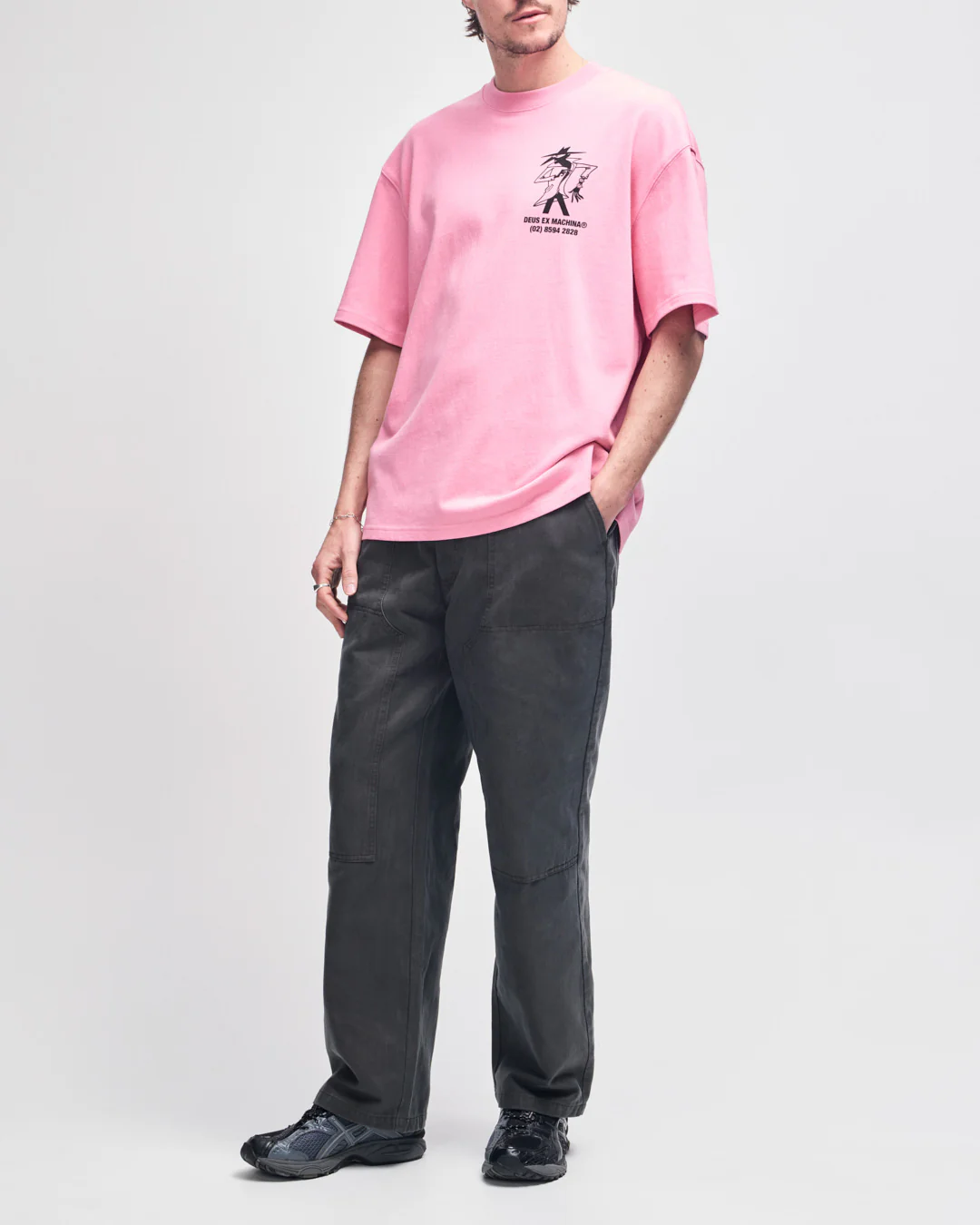 Clock It Os Tee - Prism Pink - Image 5