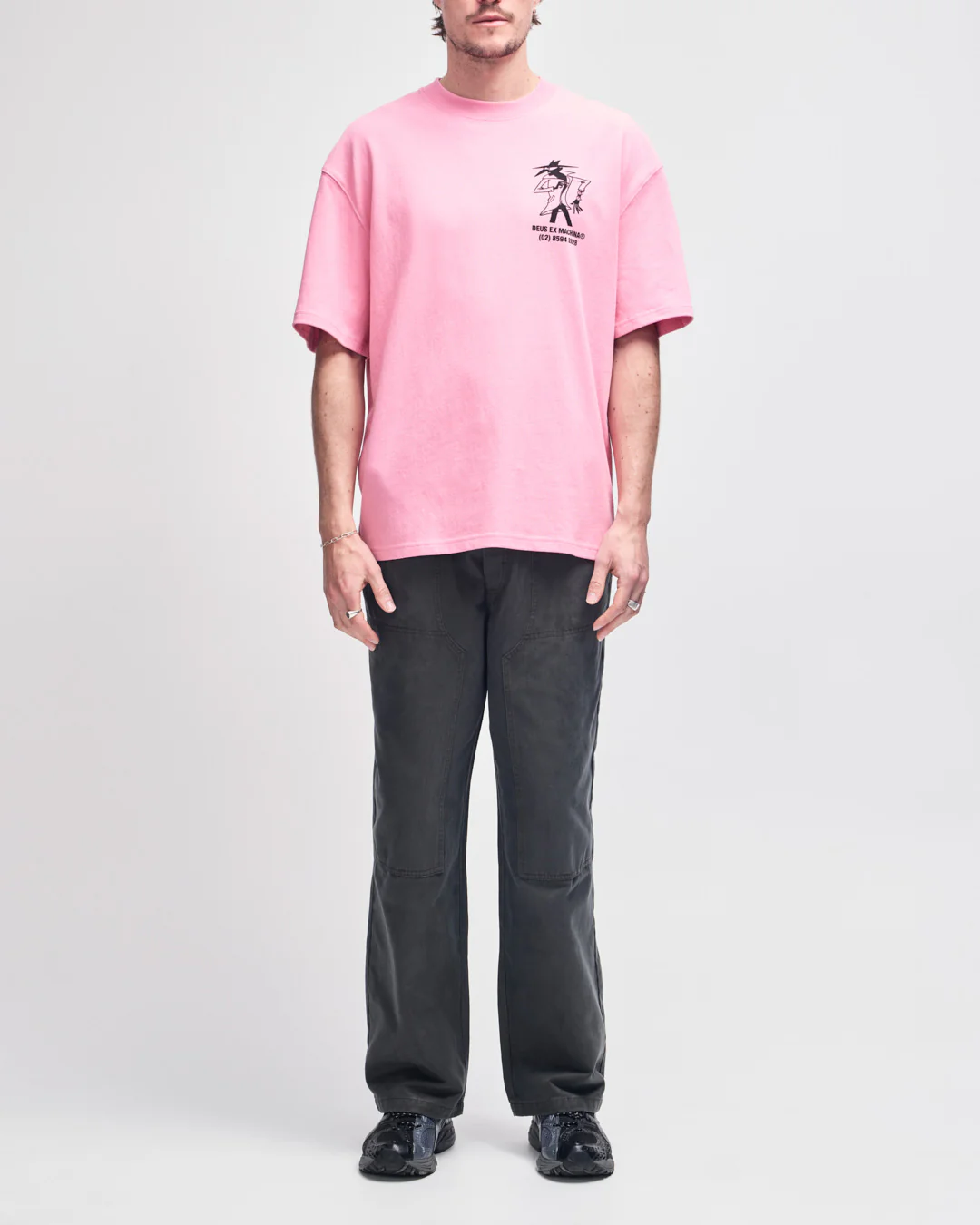 Clock It Os Tee - Prism Pink - Image 9