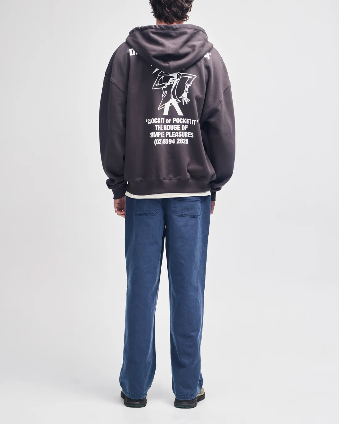 Clock It Zip Hoodie - Anthracite - Image 6