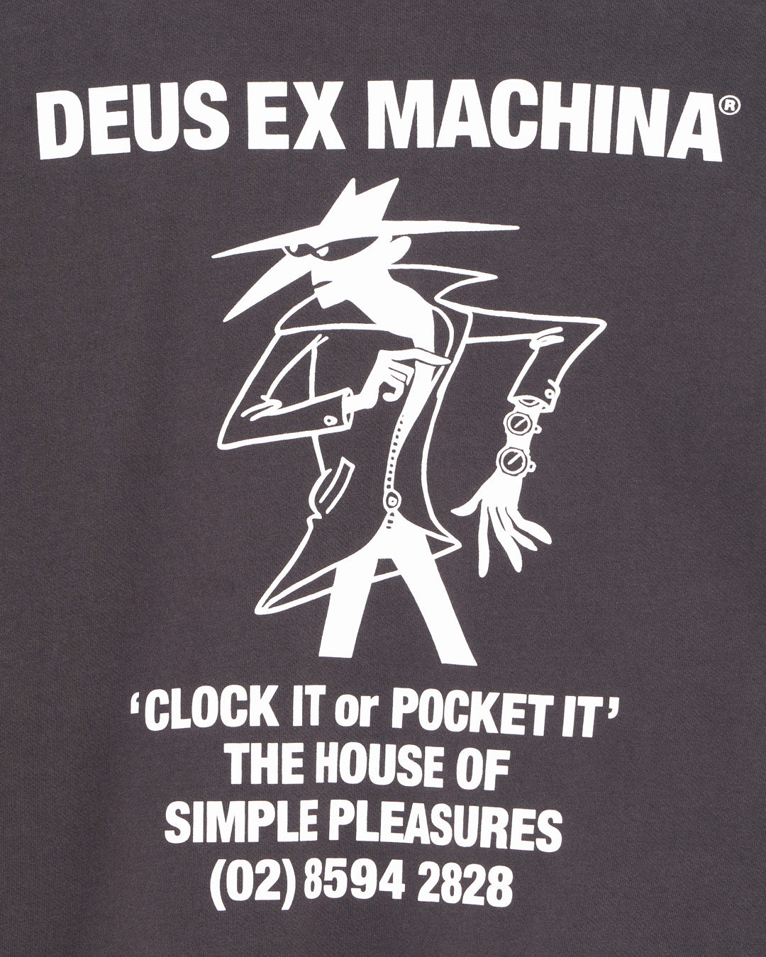 Clock It Zip Hoodie - Anthracite - Image 8