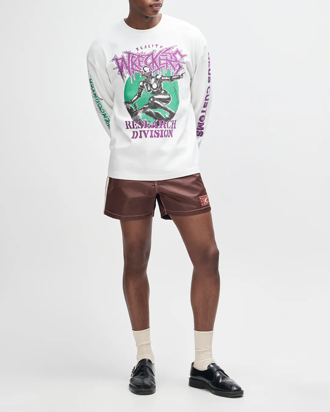 Cosmic Encounter LS Tee - Vintage White - Image 7