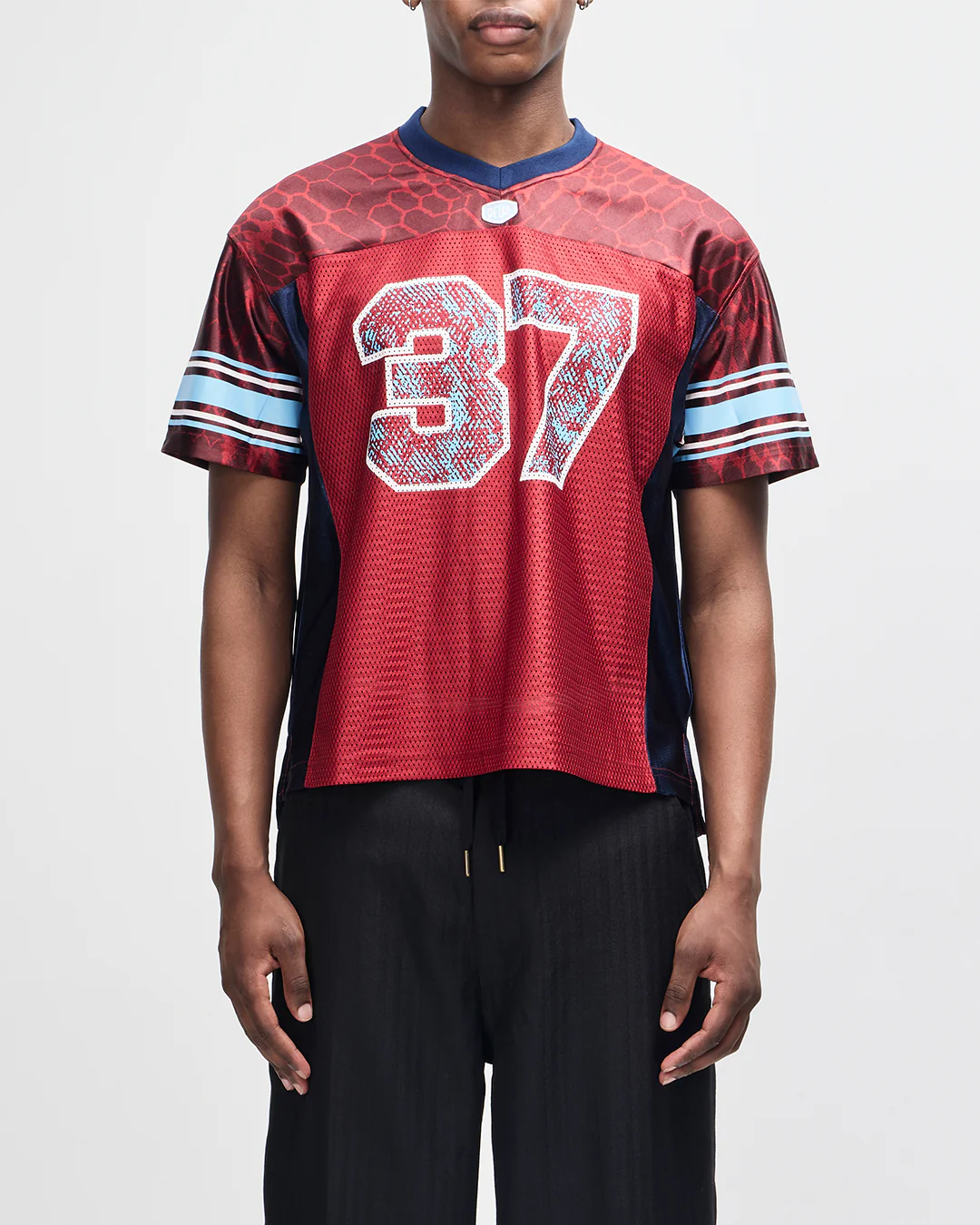 Cresto #37 Top - Burgundy - Image 2