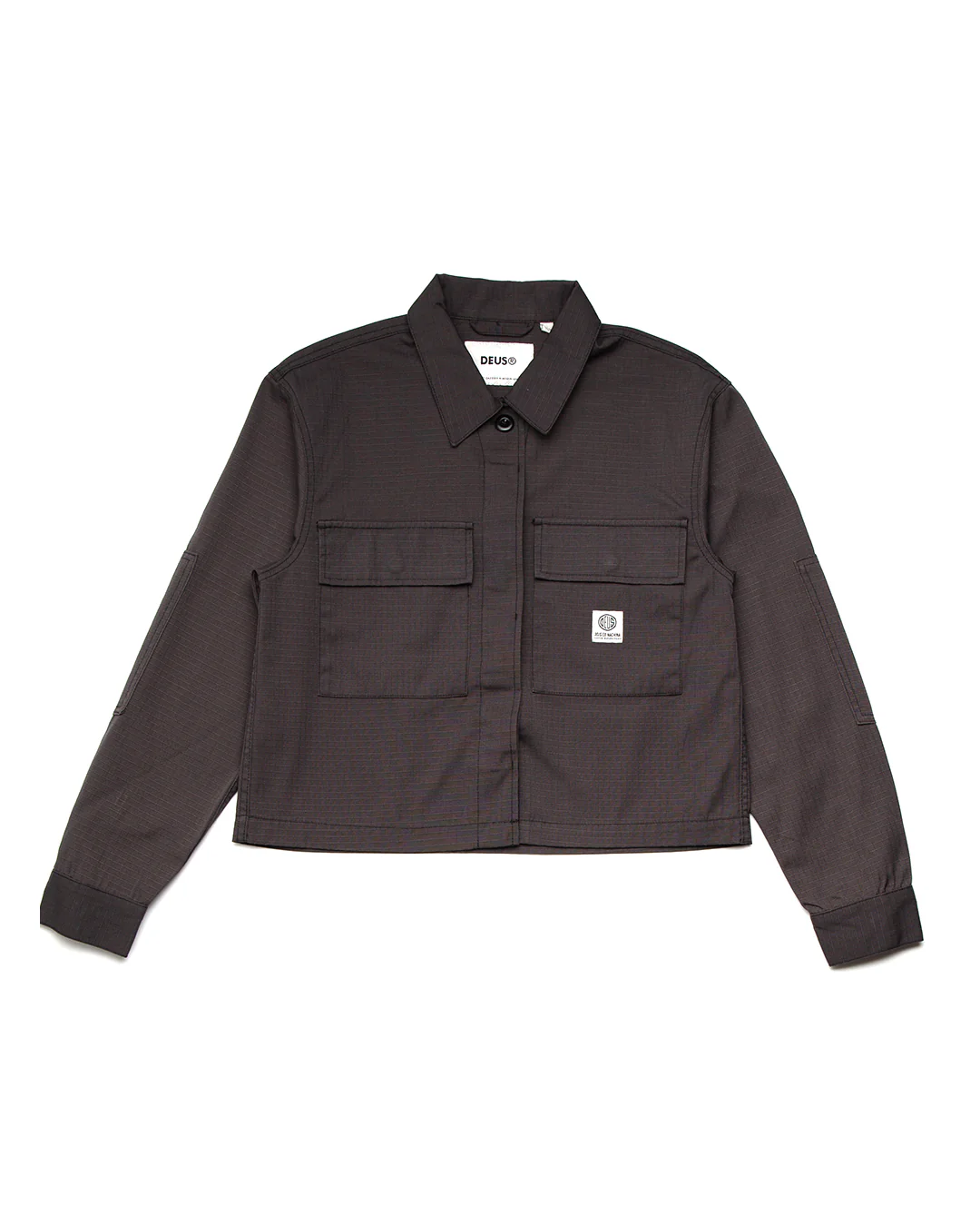 Cropped BDU Shirt - Anthracite - Image 5